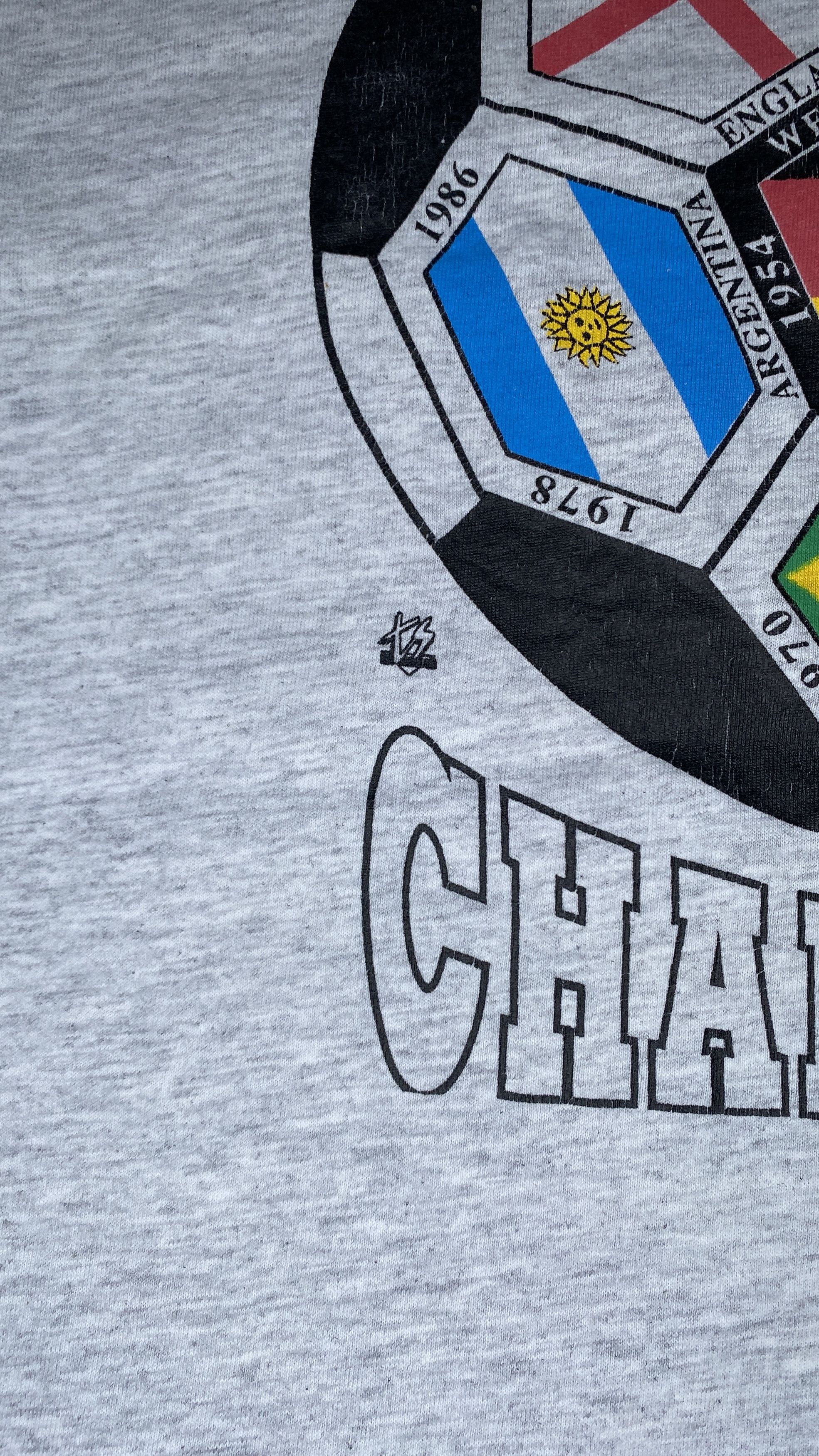 Vintage Vintage 90s Mondiale World Cup Champions Soccer Tee USA Size US XL / EU 56 / 4 - 3 Thumbnail