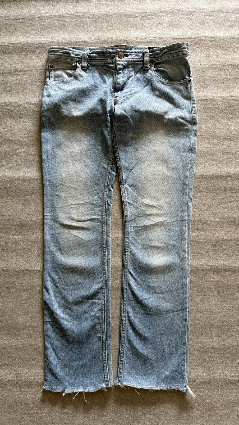 KEITAMARUYAMA Keita Maruyama Beauty Bar Denim Heart Embroidery Size 30" / US 8 / IT 44 - 1 Thumbnail