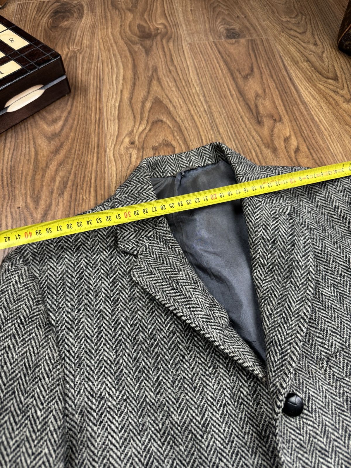 Harris Tweed Vintage wool blazer Harris Tweed original luxury item Size 40R - 4 Thumbnail