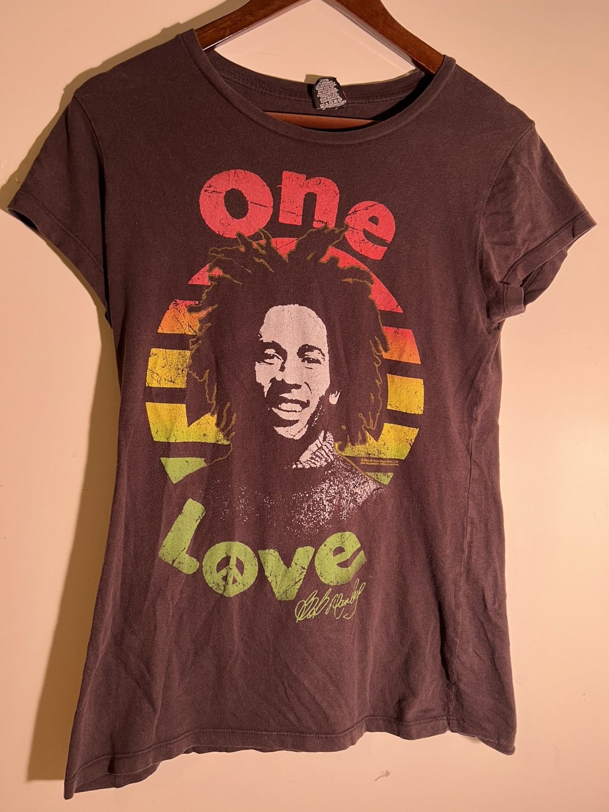 Band Tees Y2K 2000’s Vintage Bob Marley One Love Reggae Retro T Shirt Size L / US 10 / IT 46 - 1 Thumbnail