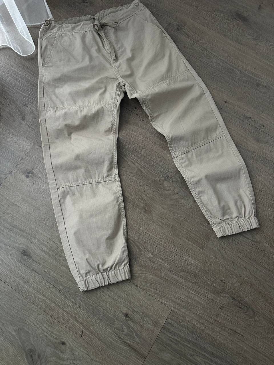 Carhartt × Carhartt Wip × Vintage Vintage Carhartt Beige Big Logo Pants Size US 30 / EU 46 - 7 Thumbnail