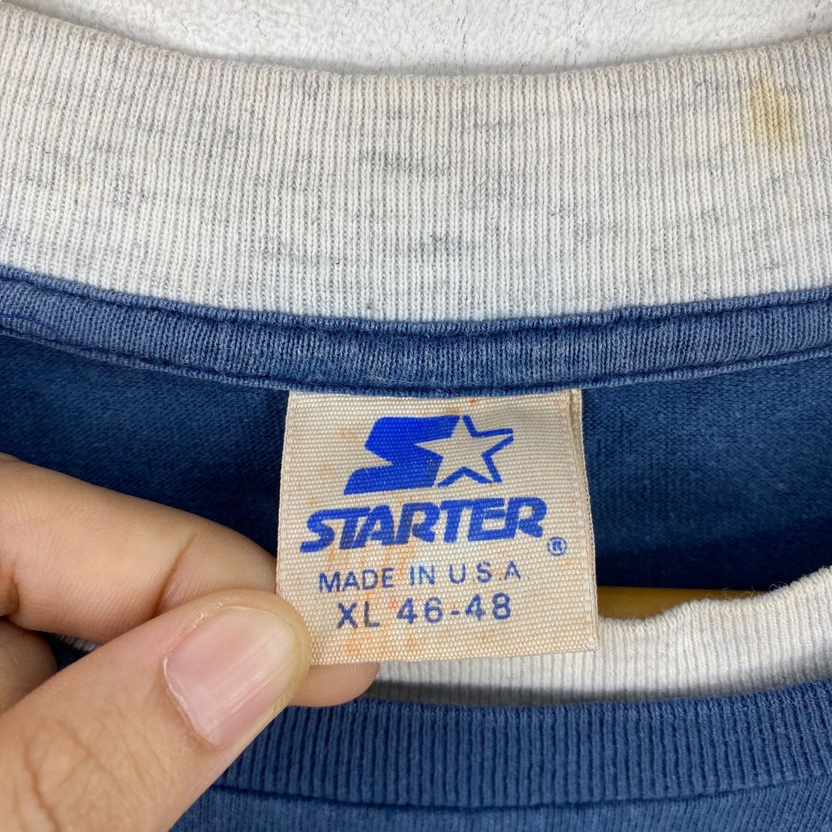NBA × Starter × Vintage Vintage 90's STARTER SPORTSWEAR Reversible Nba Distressed Size US XL / EU 56 / 4 - 11 Thumbnail