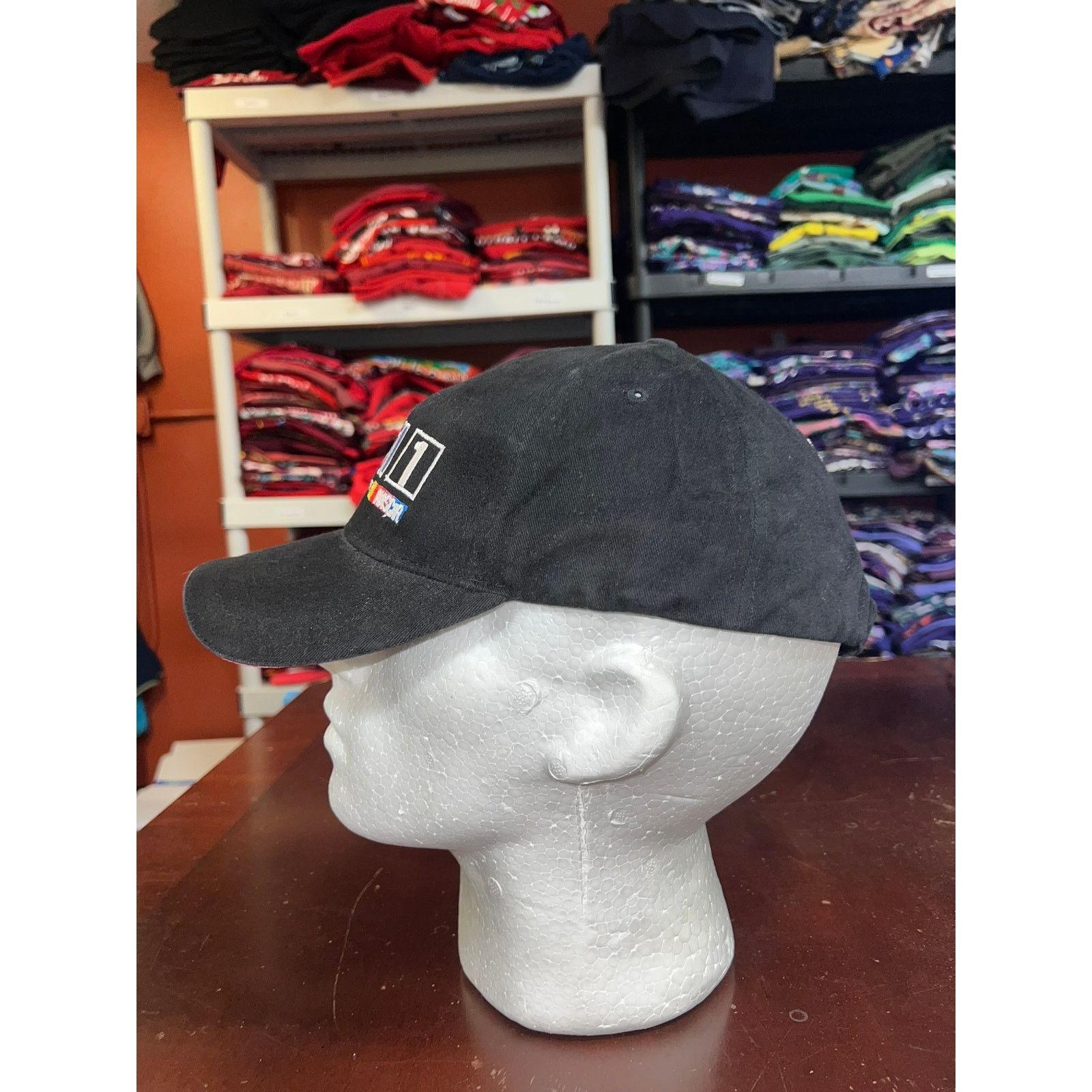 Vintage Vintage Mobil 1 Hat Cap Motor Oil Nascar Black Racing Race Size ONE SIZE - 3 Thumbnail