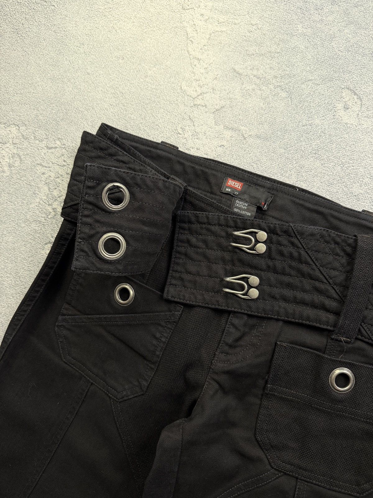 Diesel Vintage Y2K Diesel Jeans Faded Distressed Size US 27 - 7 Thumbnail