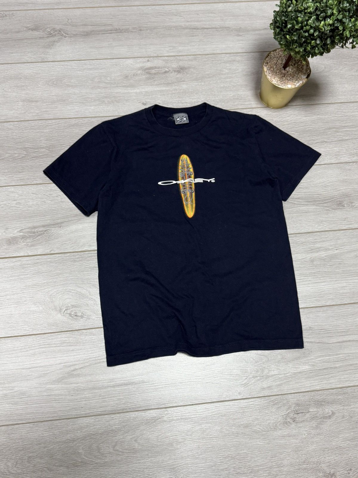 Oakley Vintage Oakley Software Surf Tee centr logo Size US M / EU 48-50 / 2 - 6 Thumbnail