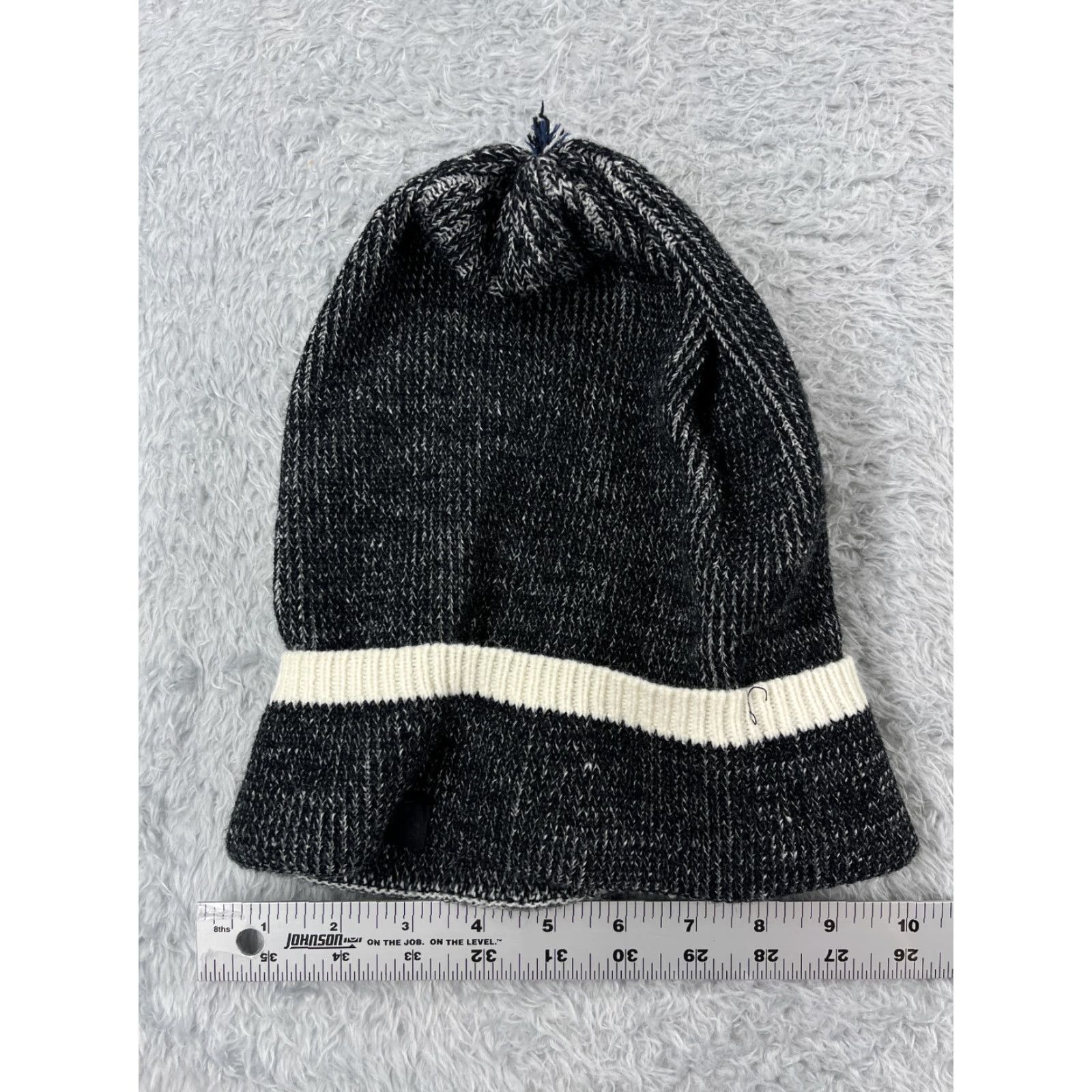 Vintage Angela & William Beanie Adult One Size Gray Knit 100% Acrylic Outdoor Unisex Size ONE SIZE - 5 Thumbnail
