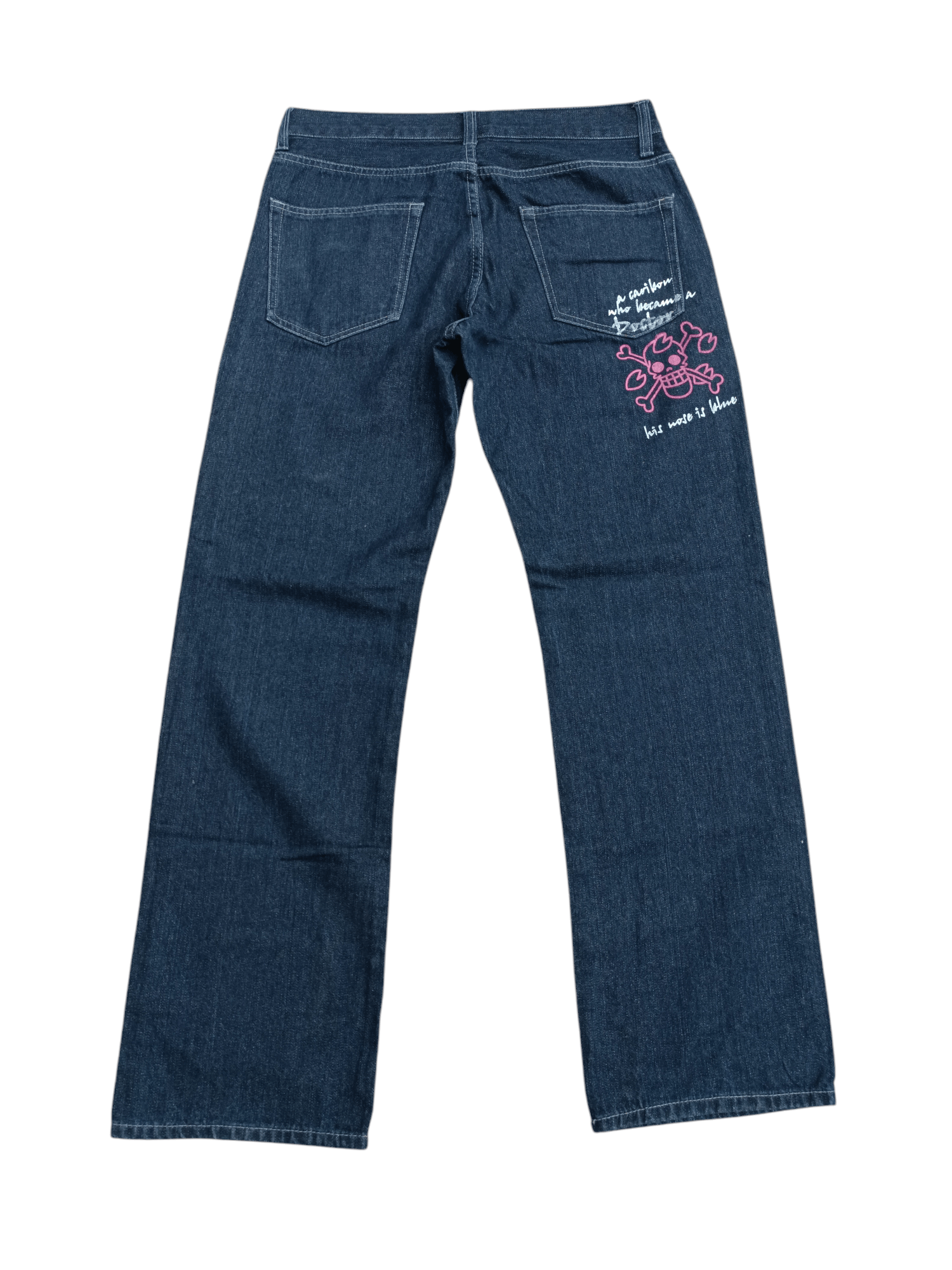One Piece × Vintage Vintage Chopper One Piece Denim Jeans Size US 34 / EU 50 - 10 Thumbnail