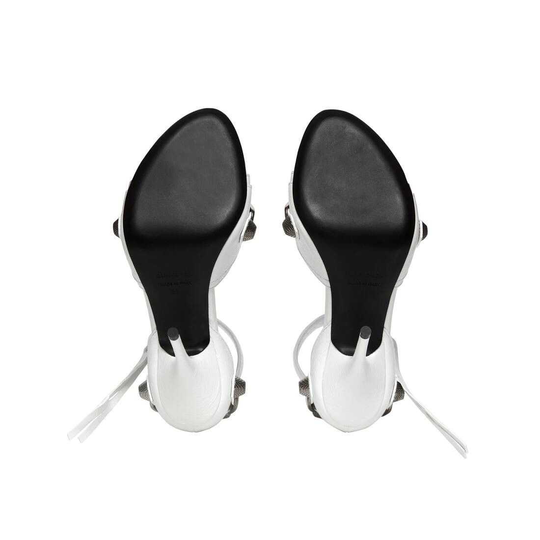 o1w1db10625 Cagole 110mm Sandals in White