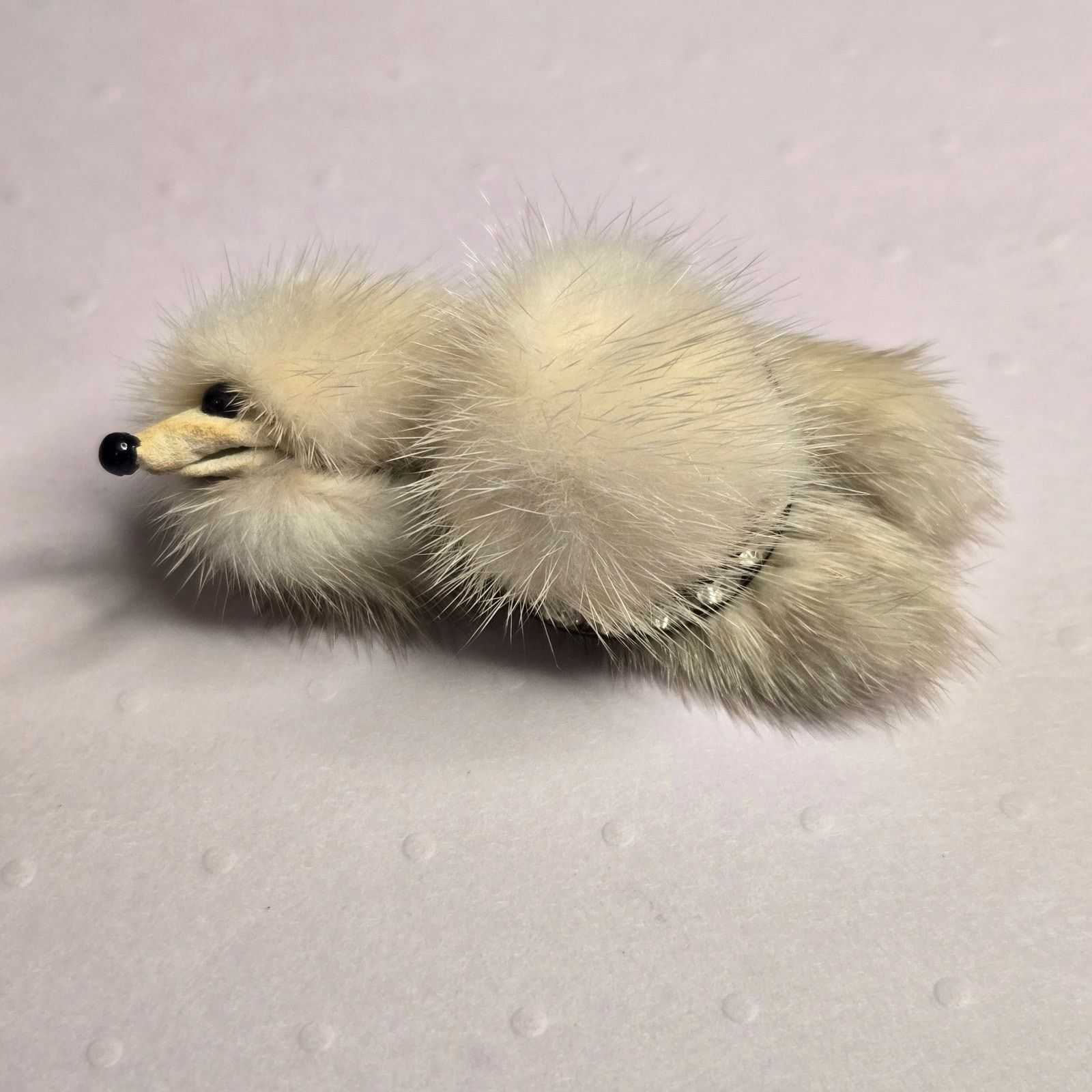 Vintage Vintage 1950s Genuine Mink Fur Poodle Brooch - Kitsch MCM Size ONE SIZE - 12 Thumbnail