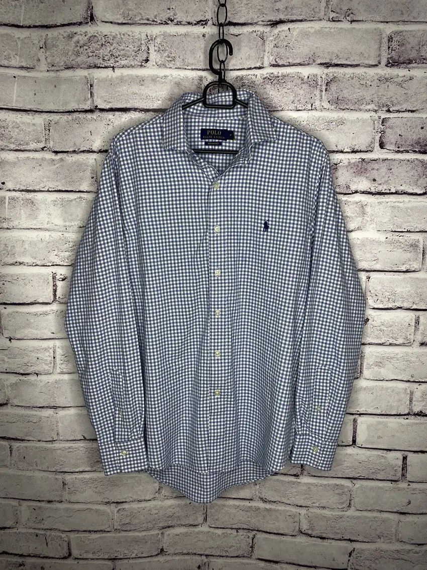 RRL Ralph Lauren MENS White/Blue Shirts vintage Polo Ralph Lauren Small logo Size US M / EU 48-50 / 2 - 1 Thumbnail