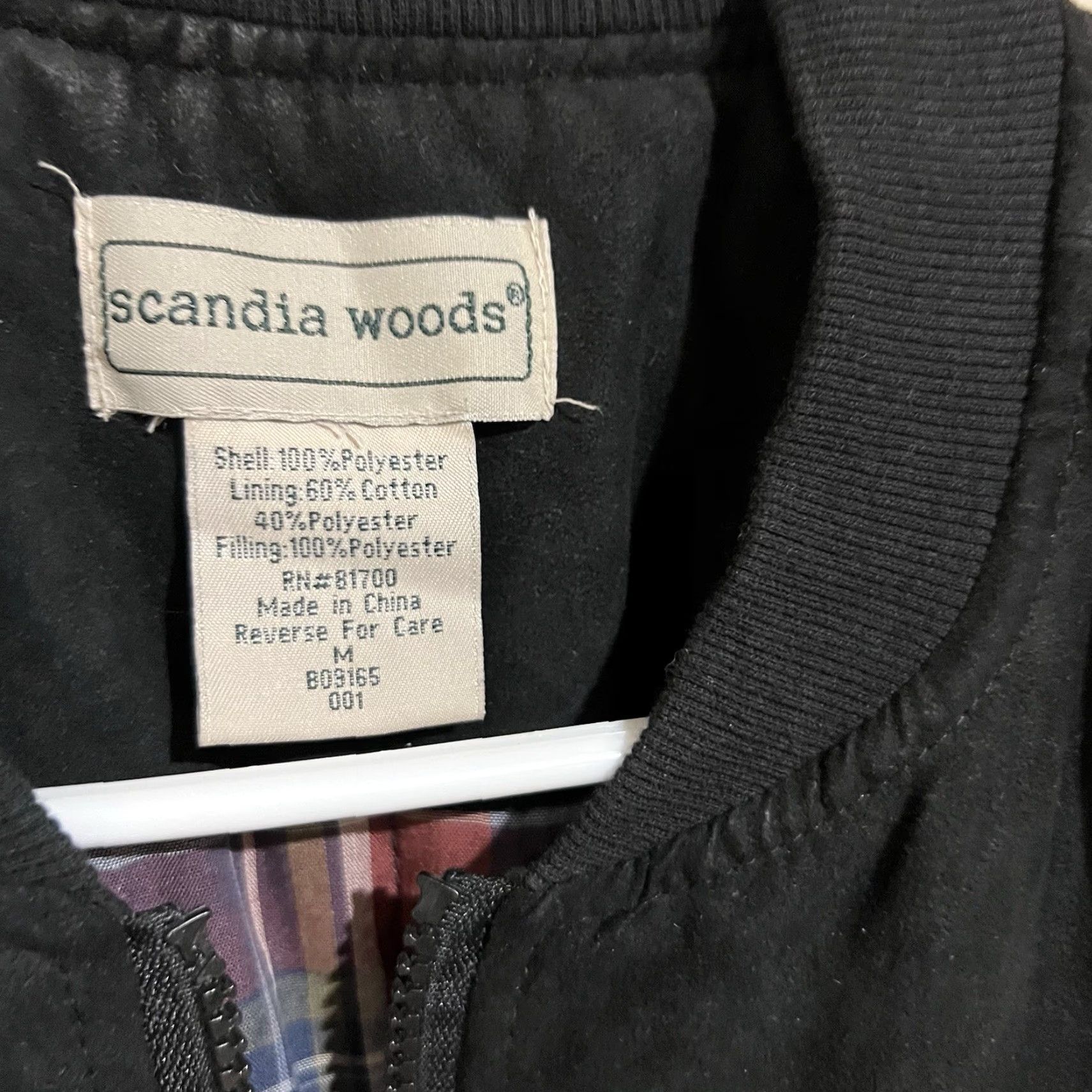 Vintage VINTAGE Scandia Woods Jacket Bomber Men’s Medium Black Polyester Scandia Woods Mens Jacket Bomber Black Medium Size US M / EU 48-50 / 2 - 3 Thumbnail