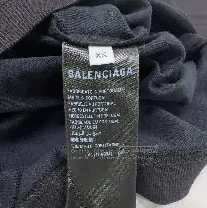 Balenciaga Balenciaga Institutional Logo Short Sleeve T. Size US XS / EU 42 / 0 - 6 Thumbnail