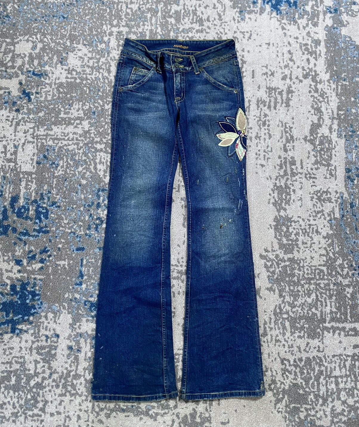 Hysteric Glamour Hudson Emboidery Flared Denim Jeans Size US 28 / EU 44 - 1 Thumbnail