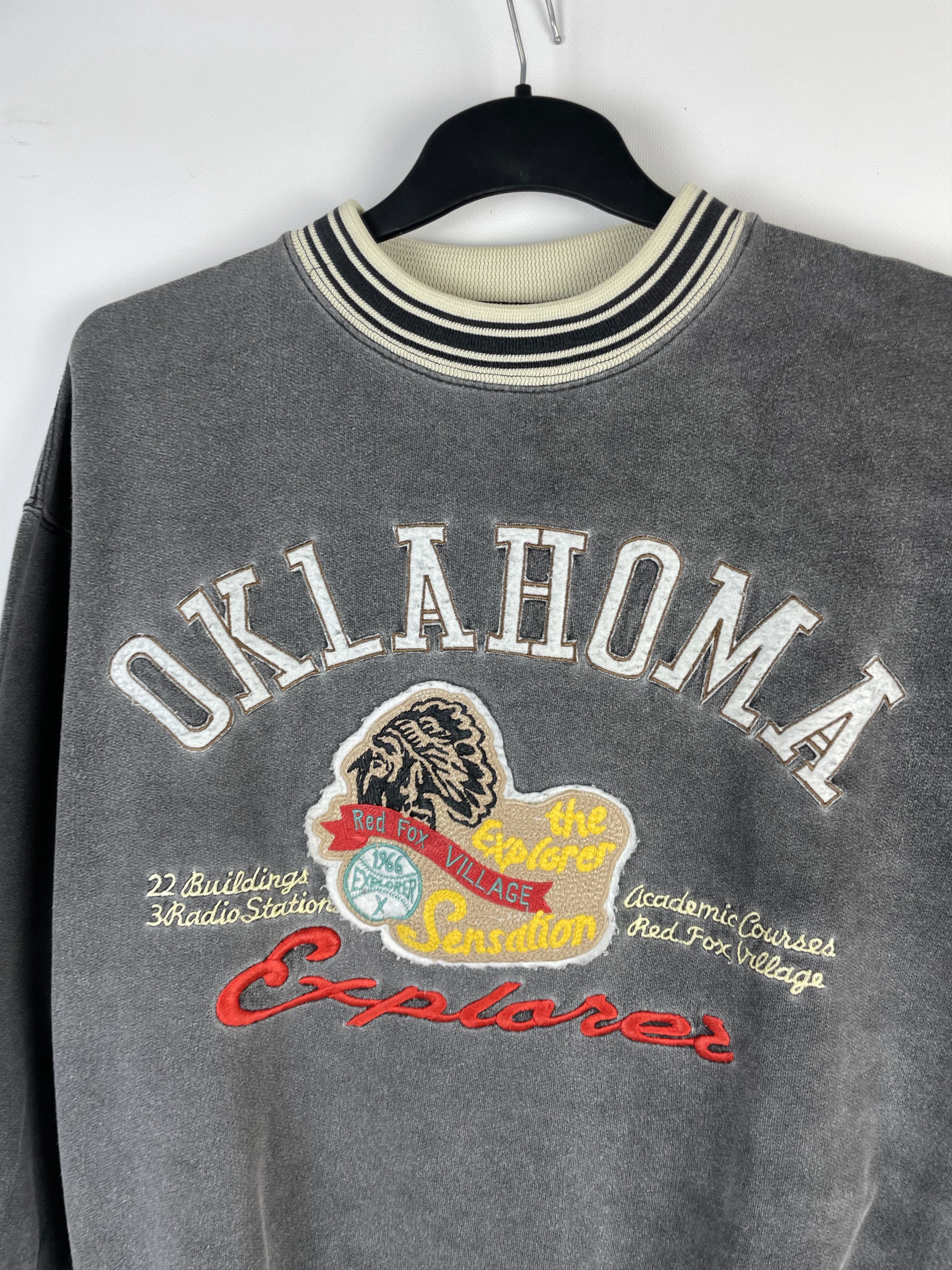 Vintage Vintage Oklahoma Sweatshirt 90s Size US M / EU 48-50 / 2 - 4 Thumbnail