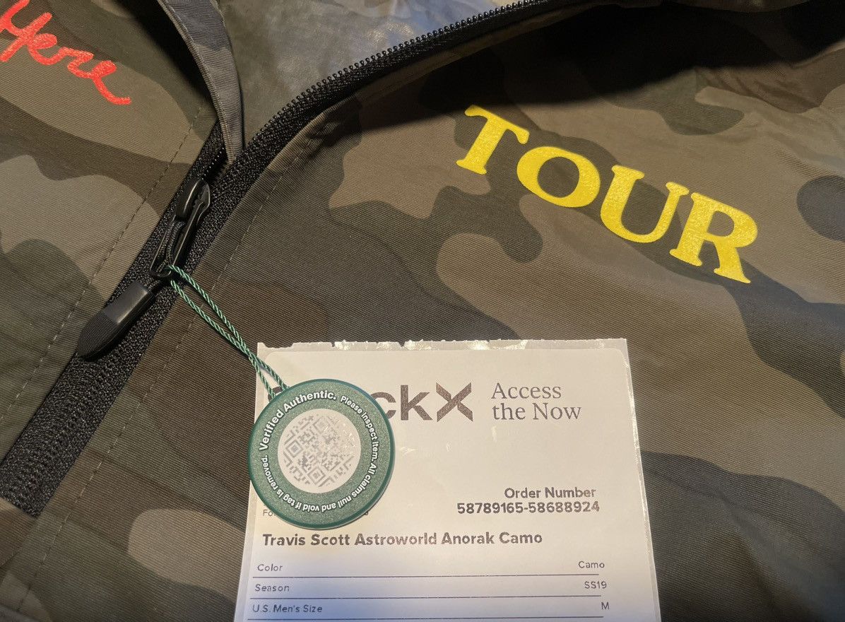 Travis Scott Travis Scott Astroworld Anorak camo Jacket Size US M / EU 48-50 / 2 - 5 Thumbnail