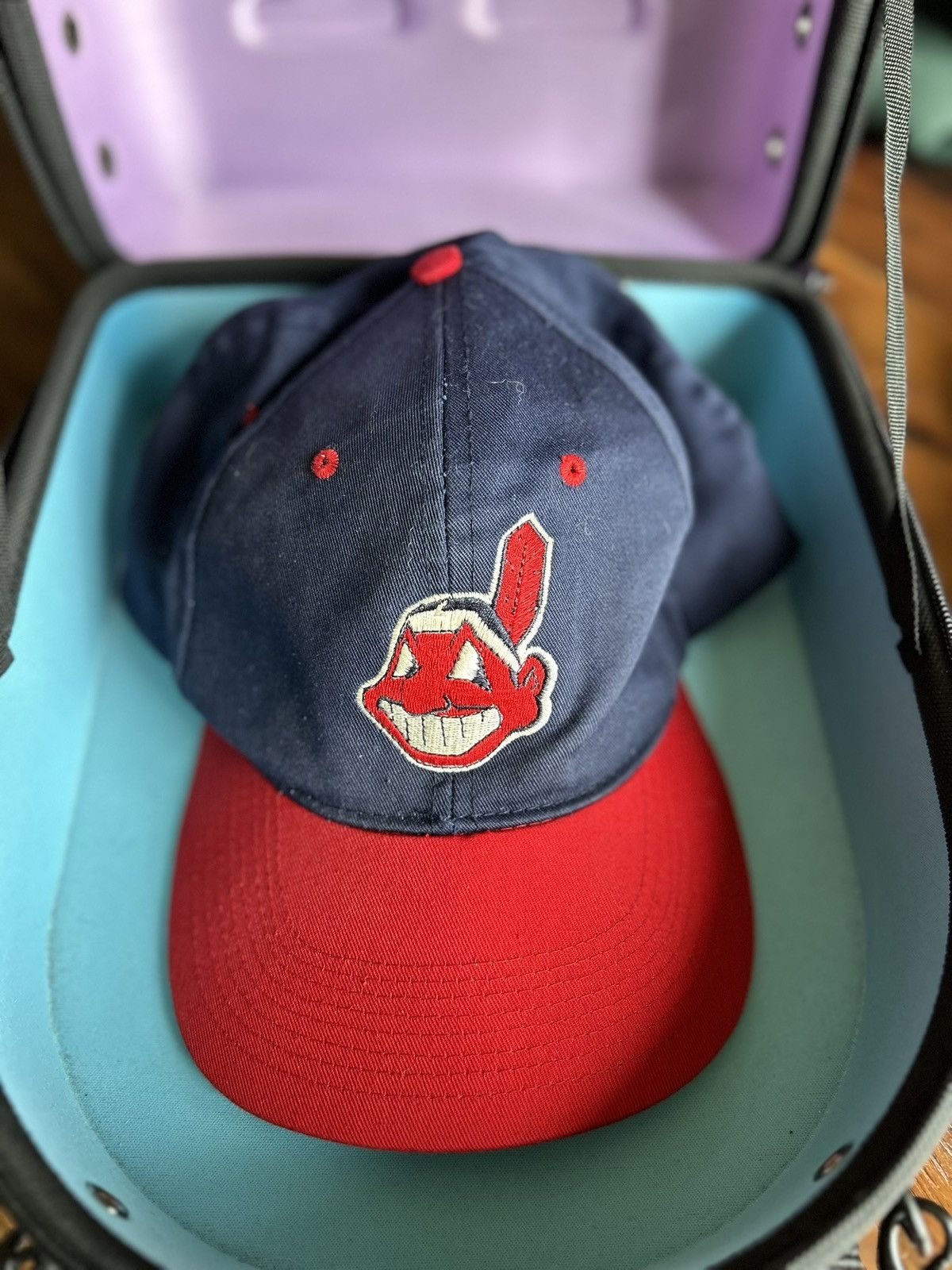 Vintage Cleveland Indians vintage hat Size ONE SIZE - 1 Thumbnail