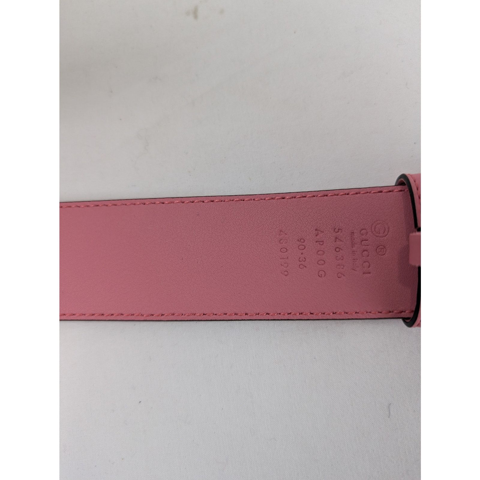 Gucci o1rshd1 Size: 90cm / Moon Belt in Glossy Pink Size ONE SIZE - 7 Thumbnail