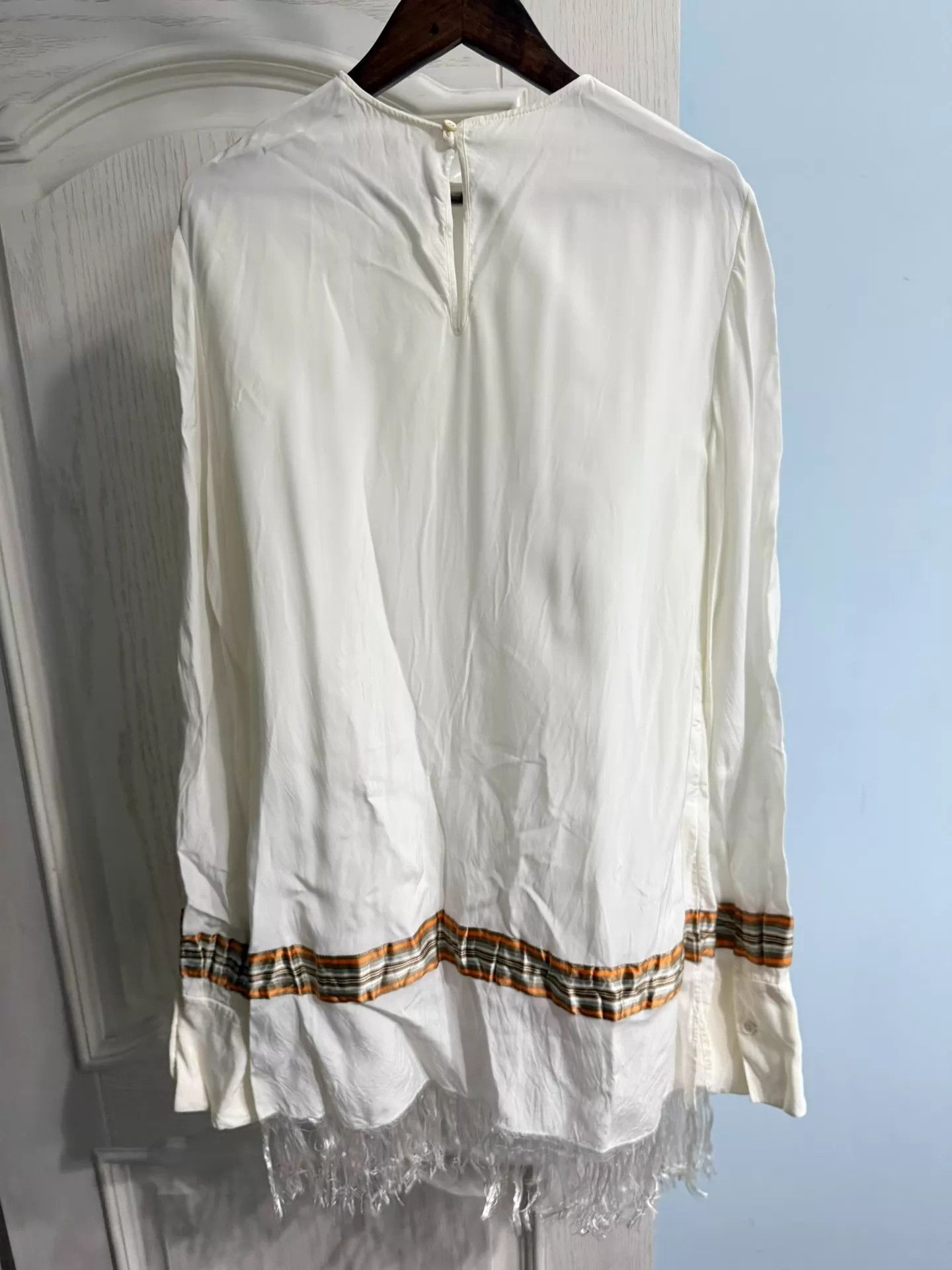 Jil Sander Jil Sander Flowy Longline Top 9/10 Authentic Size XXS / US 00 / IT 34 - 3 Thumbnail