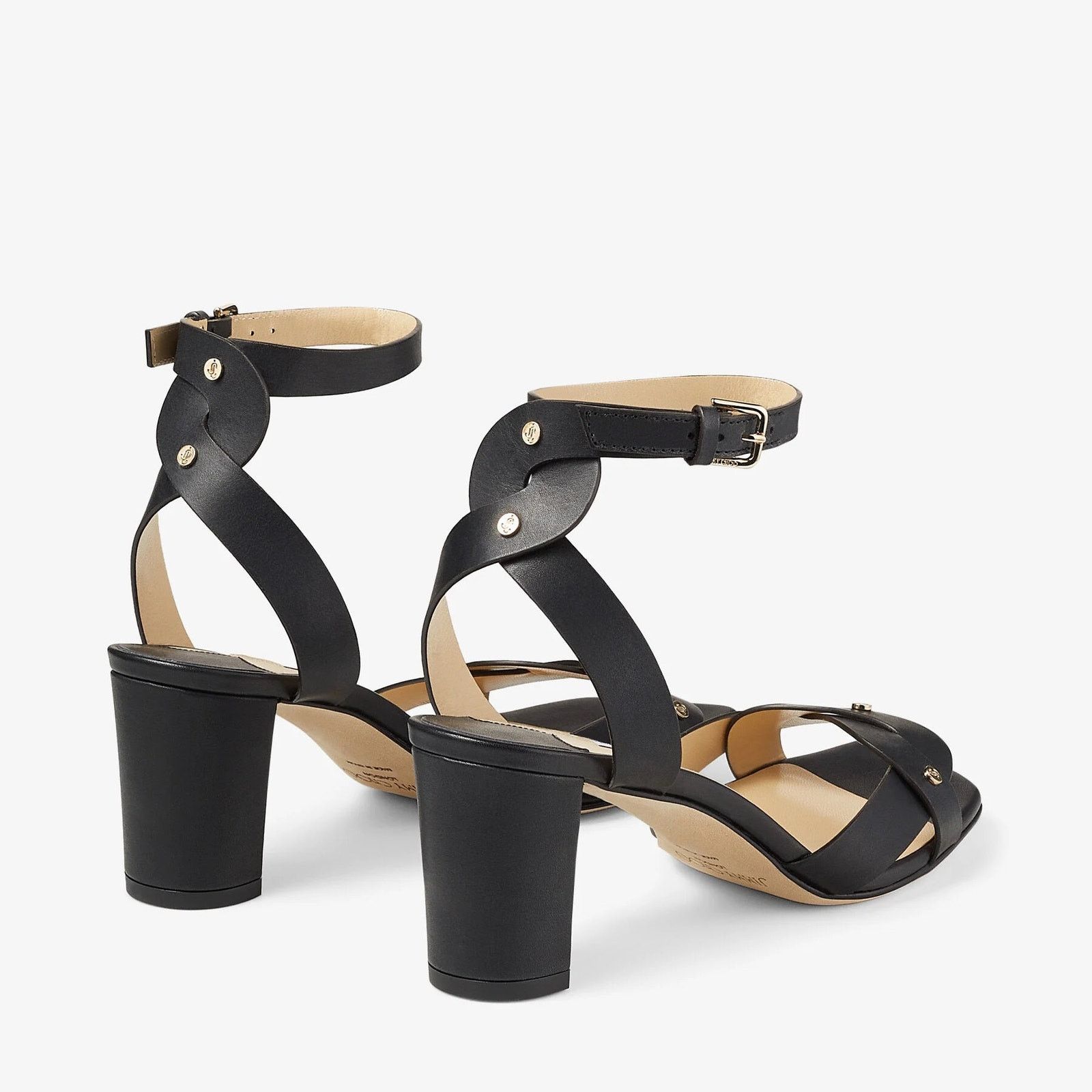 Jimmy Choo Jimmy Choo Drya 65 Leather Sandals sz. 38.5 EU Size US 8.5 / IT 38.5 - 4 Thumbnail