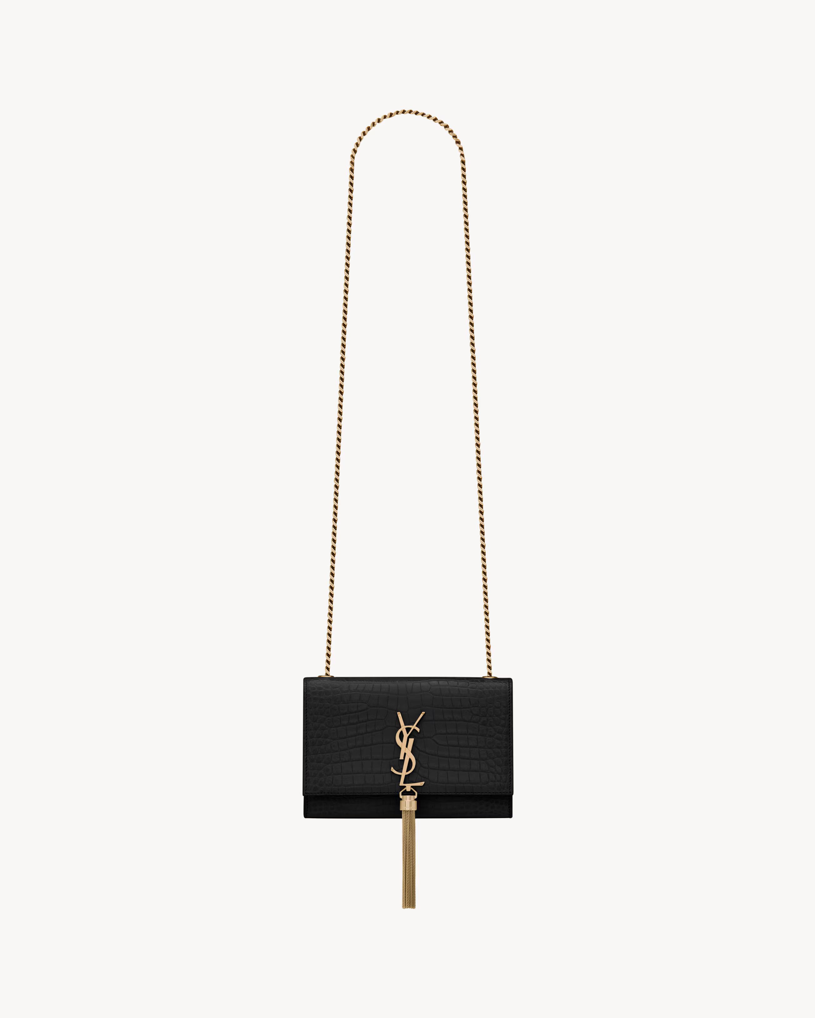 o1s1wg110724 Size: OS / Kate Small Tassel Bag in Black