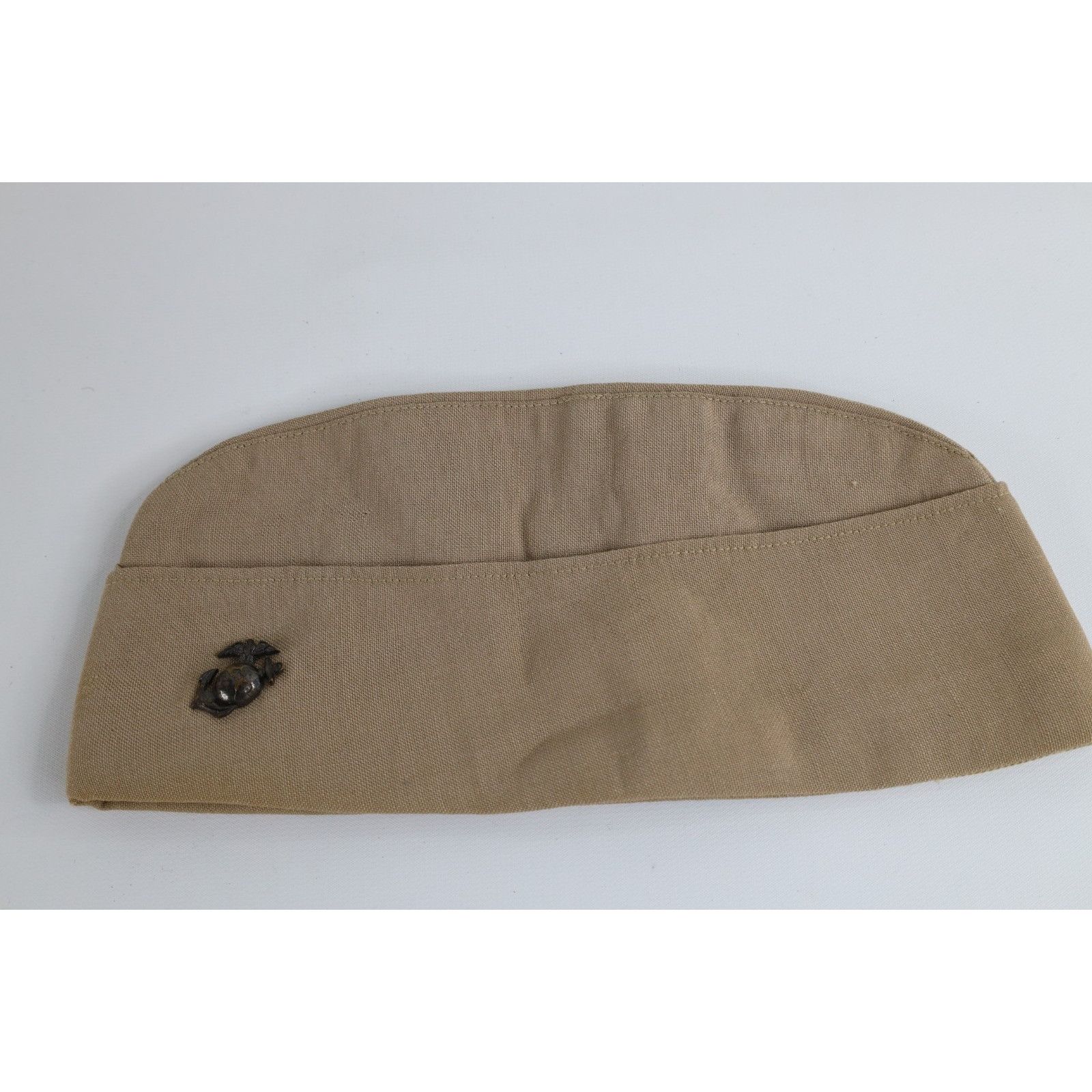 Vintage Vintage 40s World War II United States Marines Garrison Cap Size ONE SIZE - 3 Thumbnail