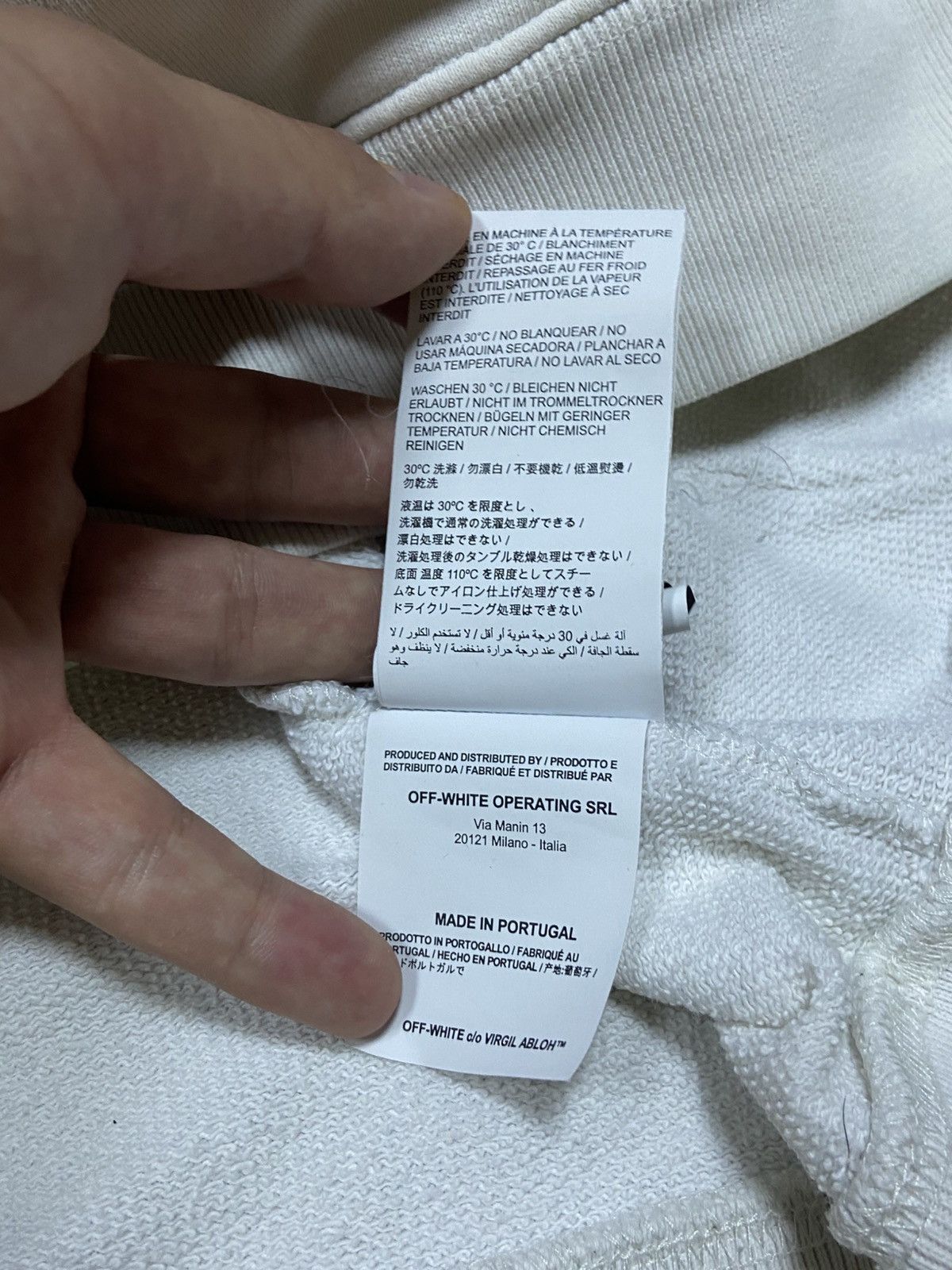 Off-White Off White small embroidered logo hoodie hat Size US M / EU 48-50 / 2 - 10 Thumbnail