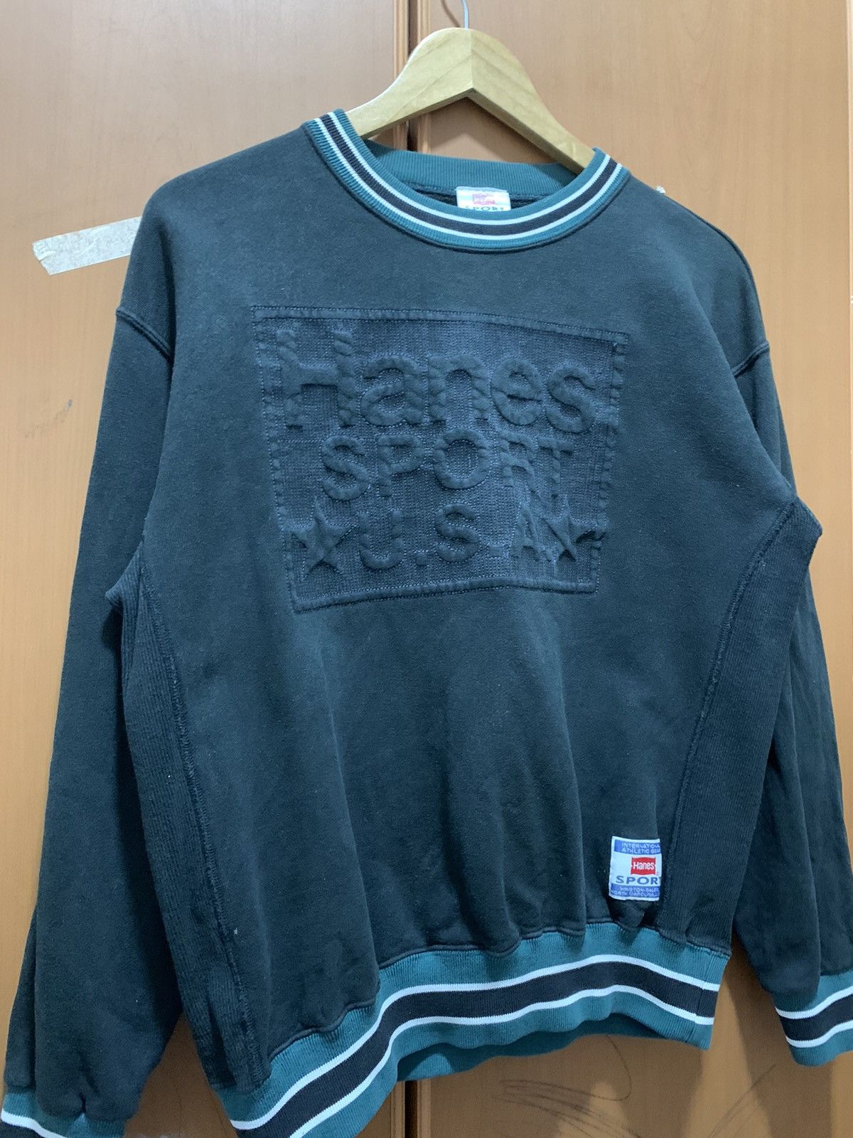 Hanes Vintage Hanes Sport USA Sweatshirt Size US M / EU 48-50 / 2 - 4 Thumbnail