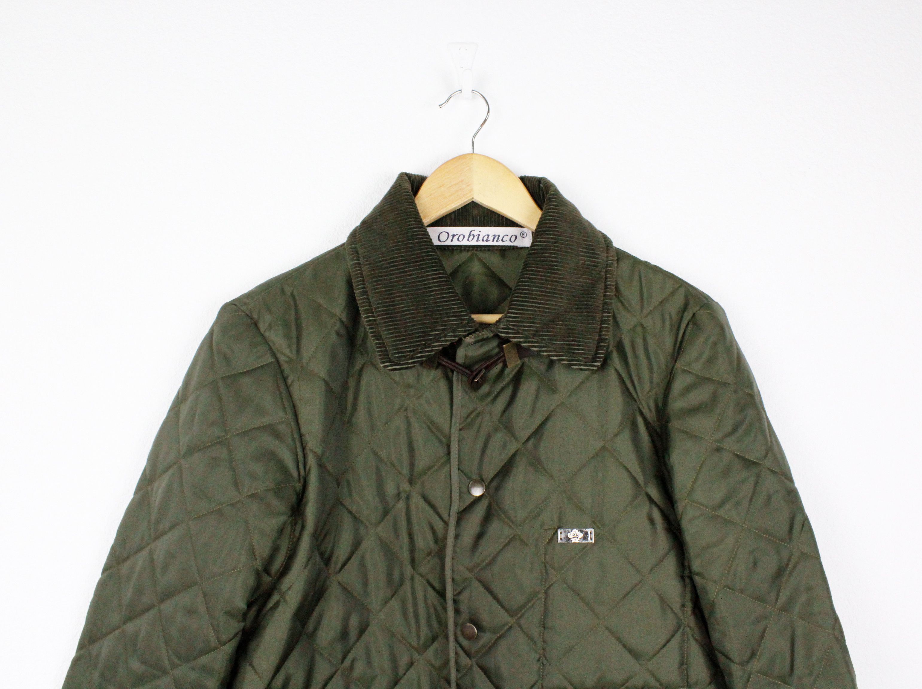 Japanese Brand × Orobianco Orobianco Army Green Olive Quilted Coat Jacket Size US S / EU 44-46 / 1 - 2 Thumbnail