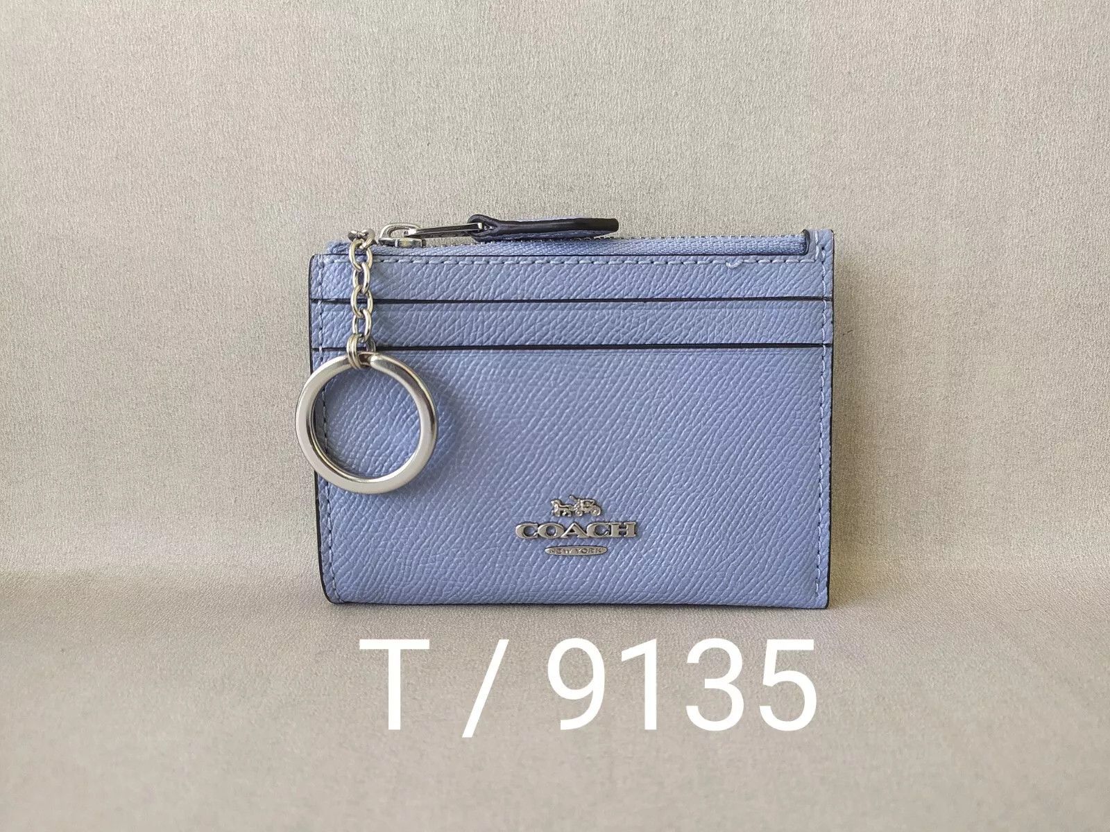 Coach Coach Mini Skinny ID zip CardCase cross grain leather T 9135 Size ONE SIZE - 12 Thumbnail
