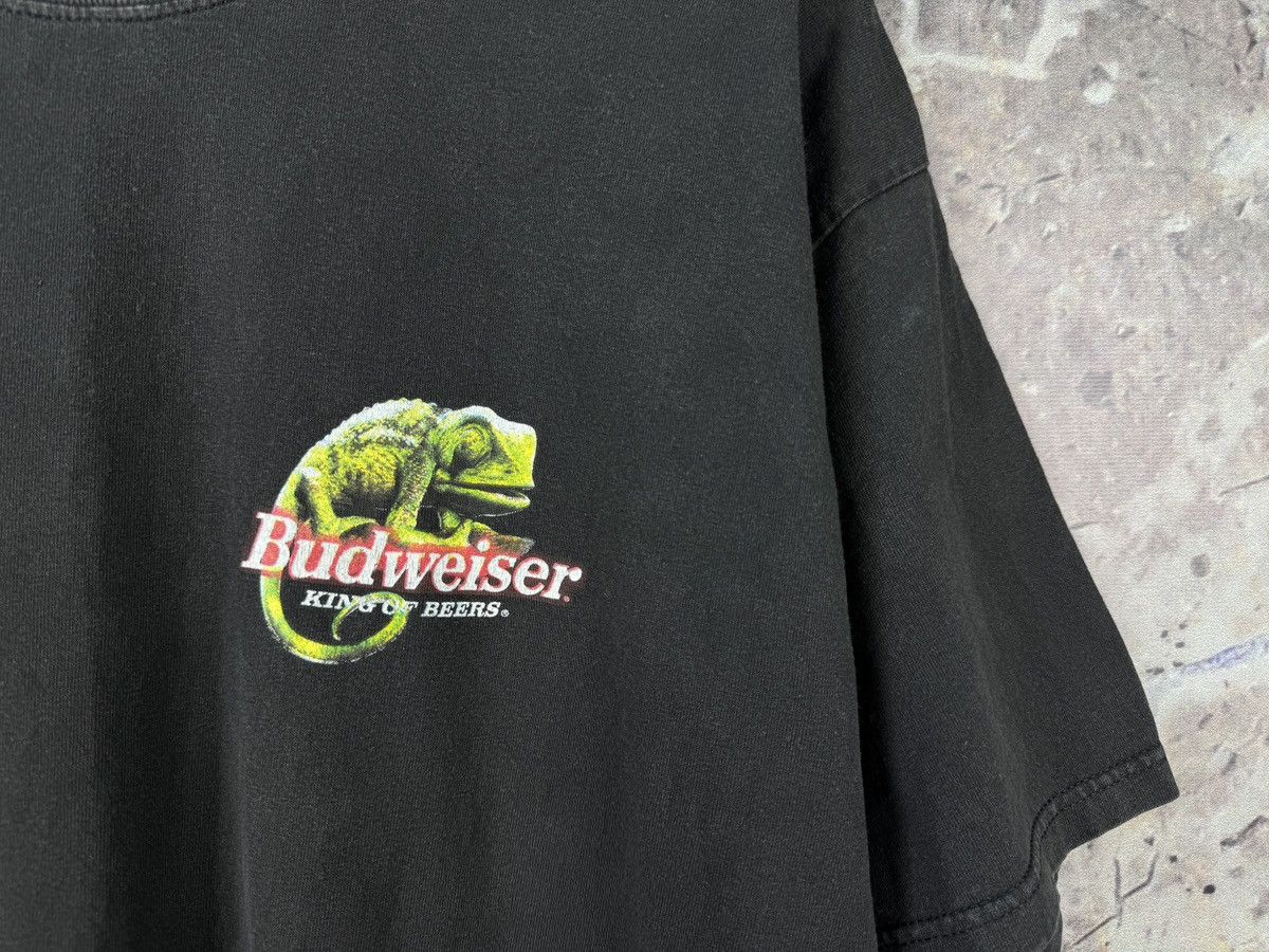 Budweiser Vintage 1998 Budweiser Chameleon T-Shirt Double Sided Beer Size US XL / EU 56 / 4 - 6 Thumbnail