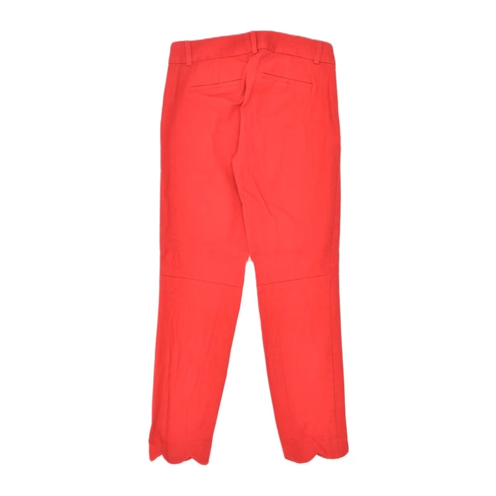 J.Crew J. CREW Womens Skinny Suit Trousers Red Cotton XS US 0 W28 L25 Size 26" / US 2 / IT 38 - 2 Thumbnail