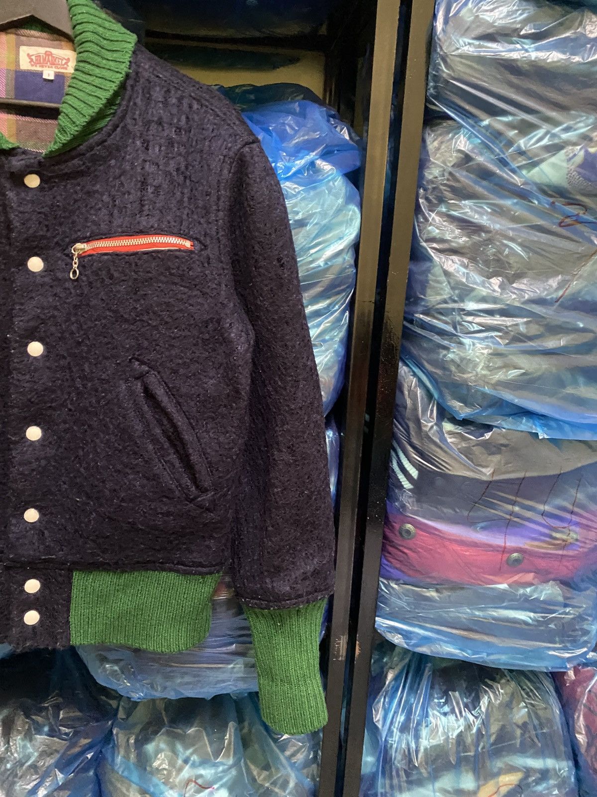 HOLLYWOOD RANCH MARKET VINTAGE 90S HR MARKET MOHAIR VARSITY JACKET MADE IN JAPAN Size US S / EU 44-46 / 1 - 4 Thumbnail