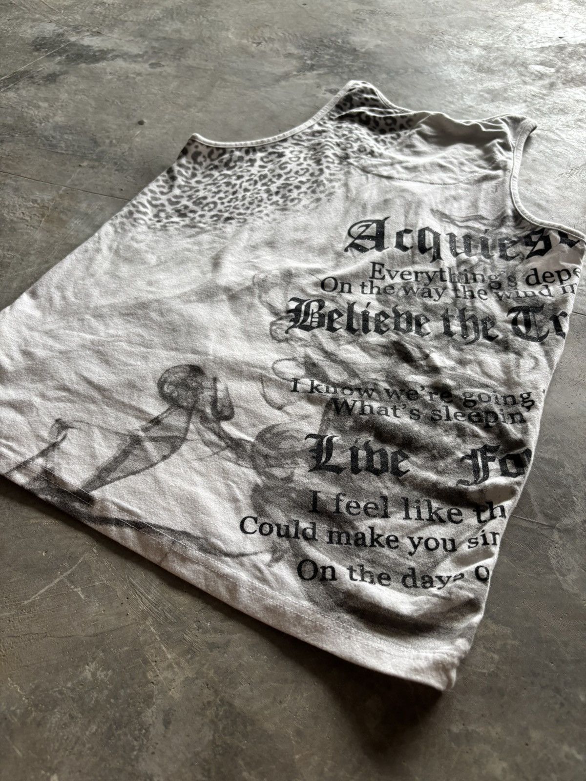Hysteric Glamour Y2K clash ahead poem leopard print with glitter design Size US M / EU 48-50 / 2 - 13 Thumbnail