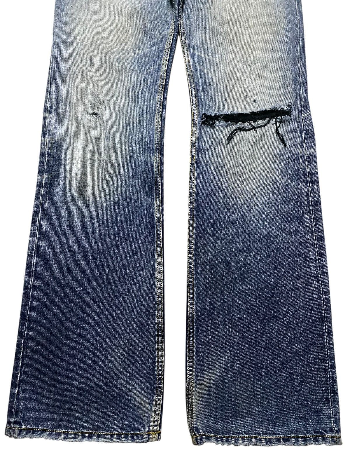 Diesel Black Gold Vintage Diesel Blue Wash Distressed Bootcut Jeans Alter Size US 30 / EU 46 - 5 Thumbnail