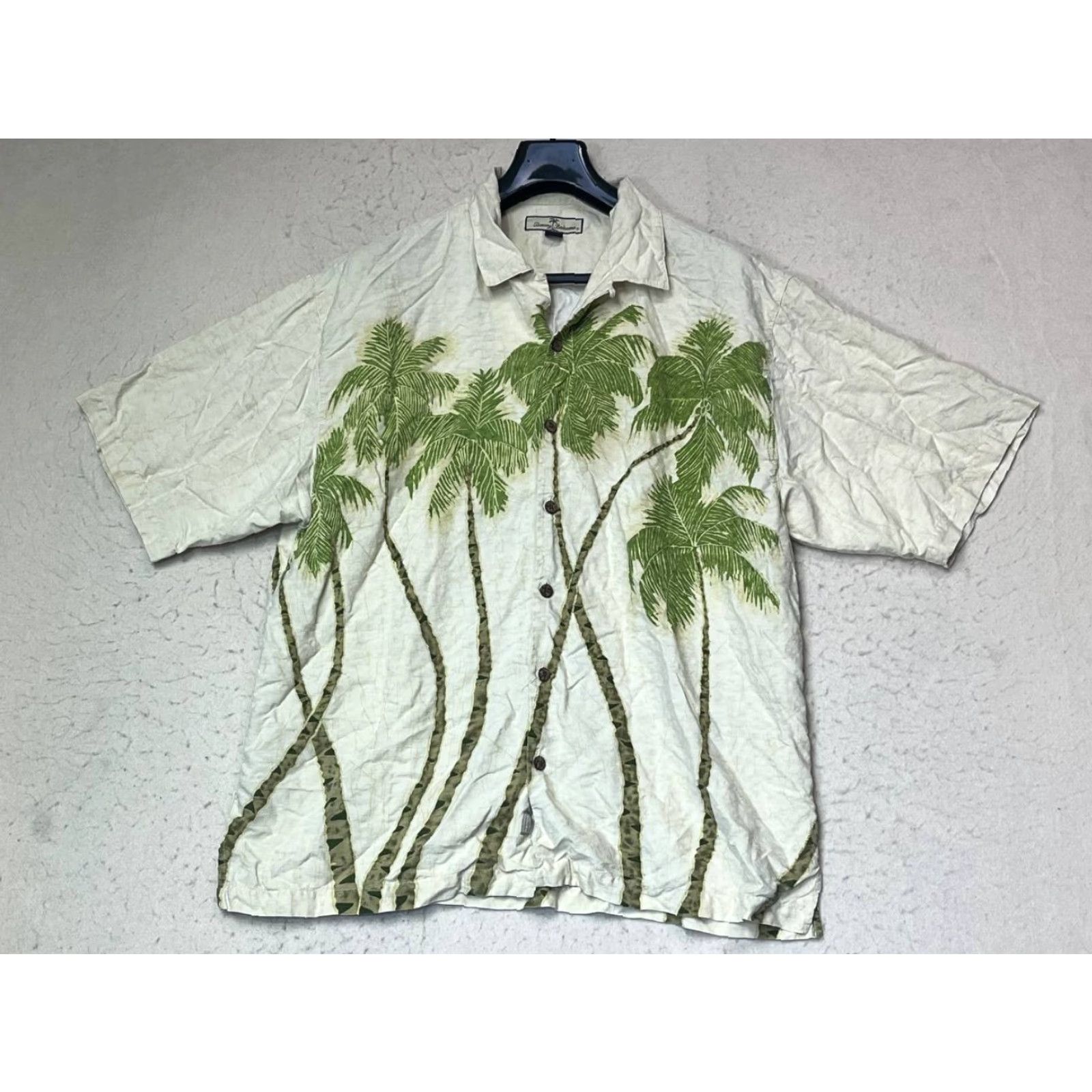 Tommy Bahama Tommy Bahama Shirt XL Silk Button-Up Hawaiian Camp Beach Floral Short Sleeve Womens/Mens Size US XL / EU 56 / 4 - 2 Thumbnail