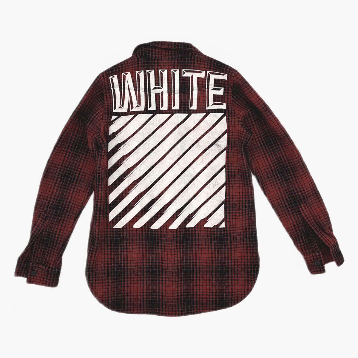 Off-White Off-White FW15 Tartan Red Flannel Shirt Jacket Size US XS / EU 42 / 0 - 1 Thumbnail