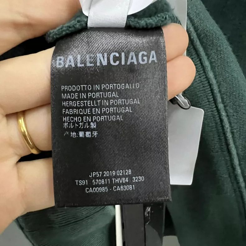 Balenciaga Balenciaga Green Environmental Protection Letter Logo Hood Size US XS / EU 42 / 0 - 4 Thumbnail