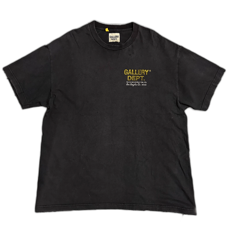 Gallery Dept. Gallery Dept Black Short Sleeve T-Shirt Size US XL / EU 56 / 4 - 1 Thumbnail