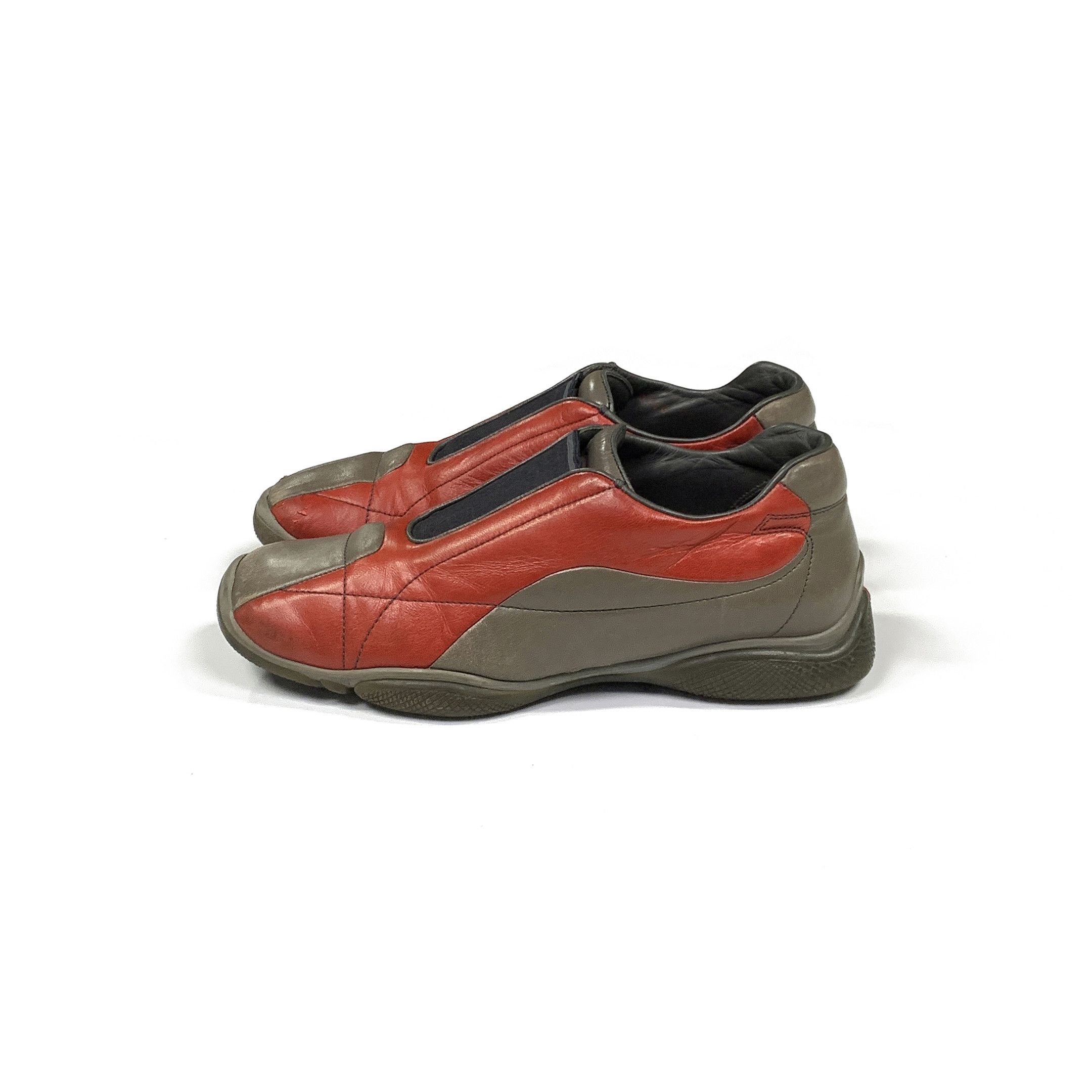 Prada 00's Slip On Racing Shoes Size US 7 / IT 37 - 9 Thumbnail
