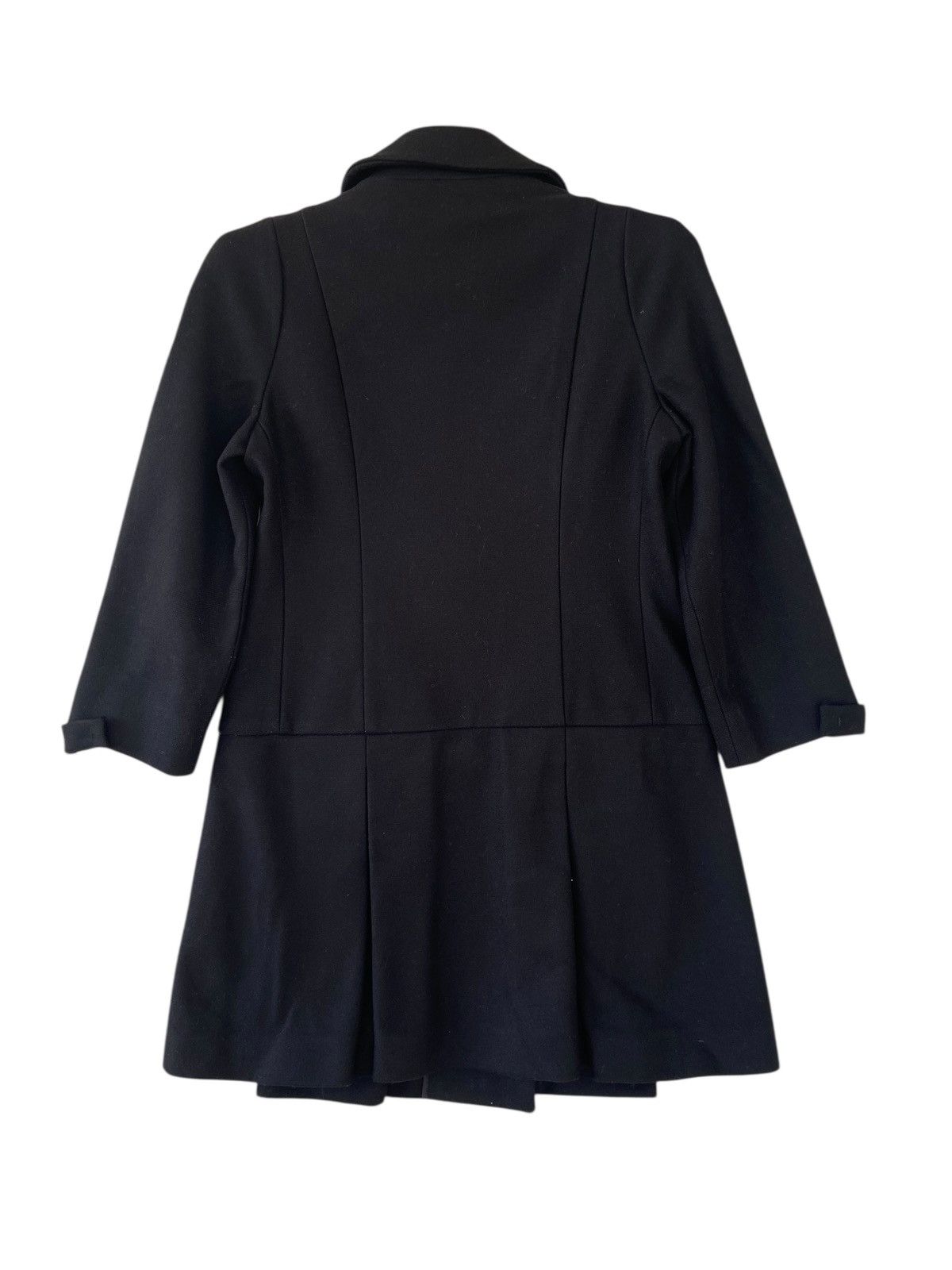 Miu Miu × Prada Miu Miu Pleated Skirted Peacoat Coat Size XS / US 0-2 / IT 36-38 - 2 Thumbnail
