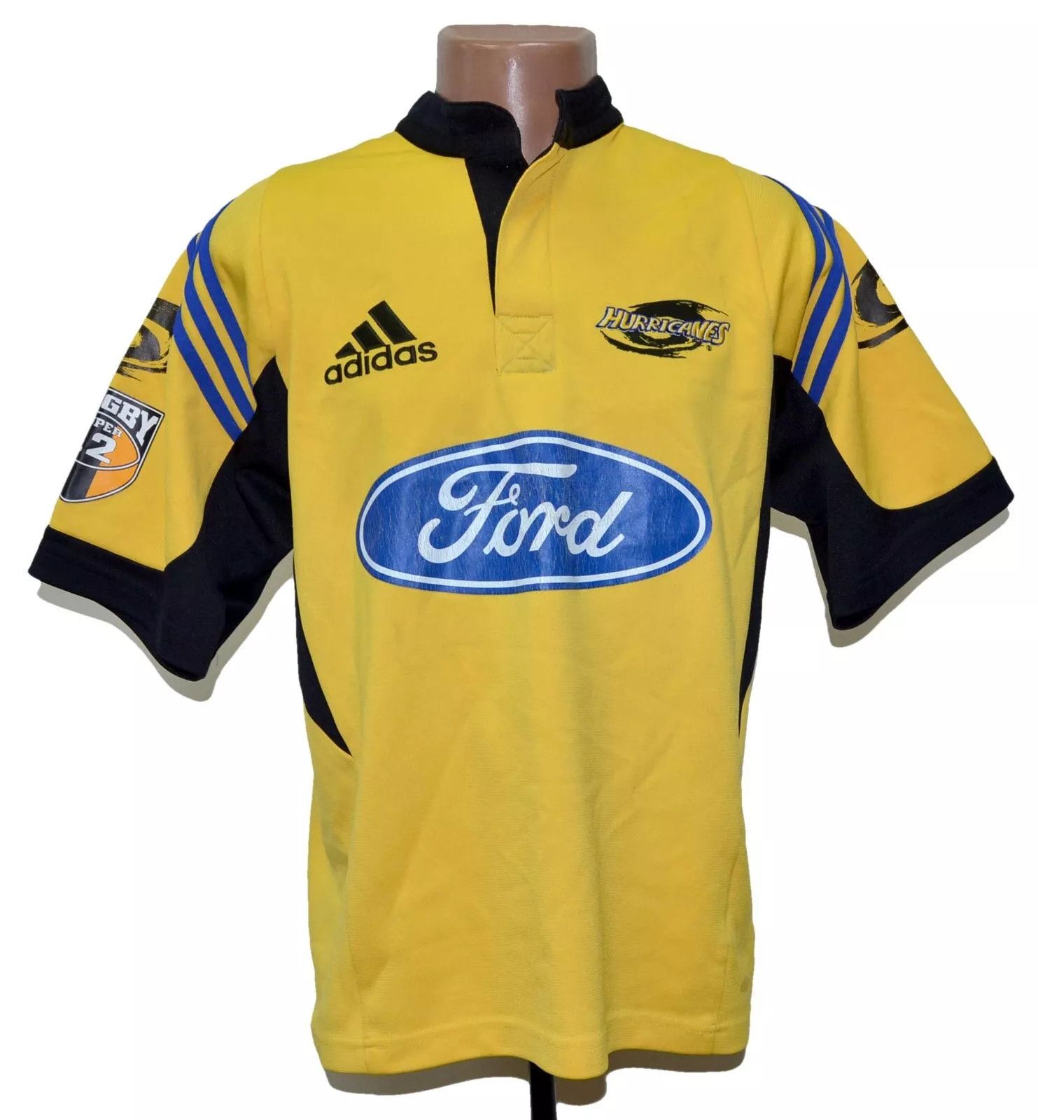 Adidas HURRICANES 2003 RUGBY UNION SHIRT JERSEY ADIDAS SIZE S ADULT Size US S / EU 44-46 / 1 - 1 Thumbnail