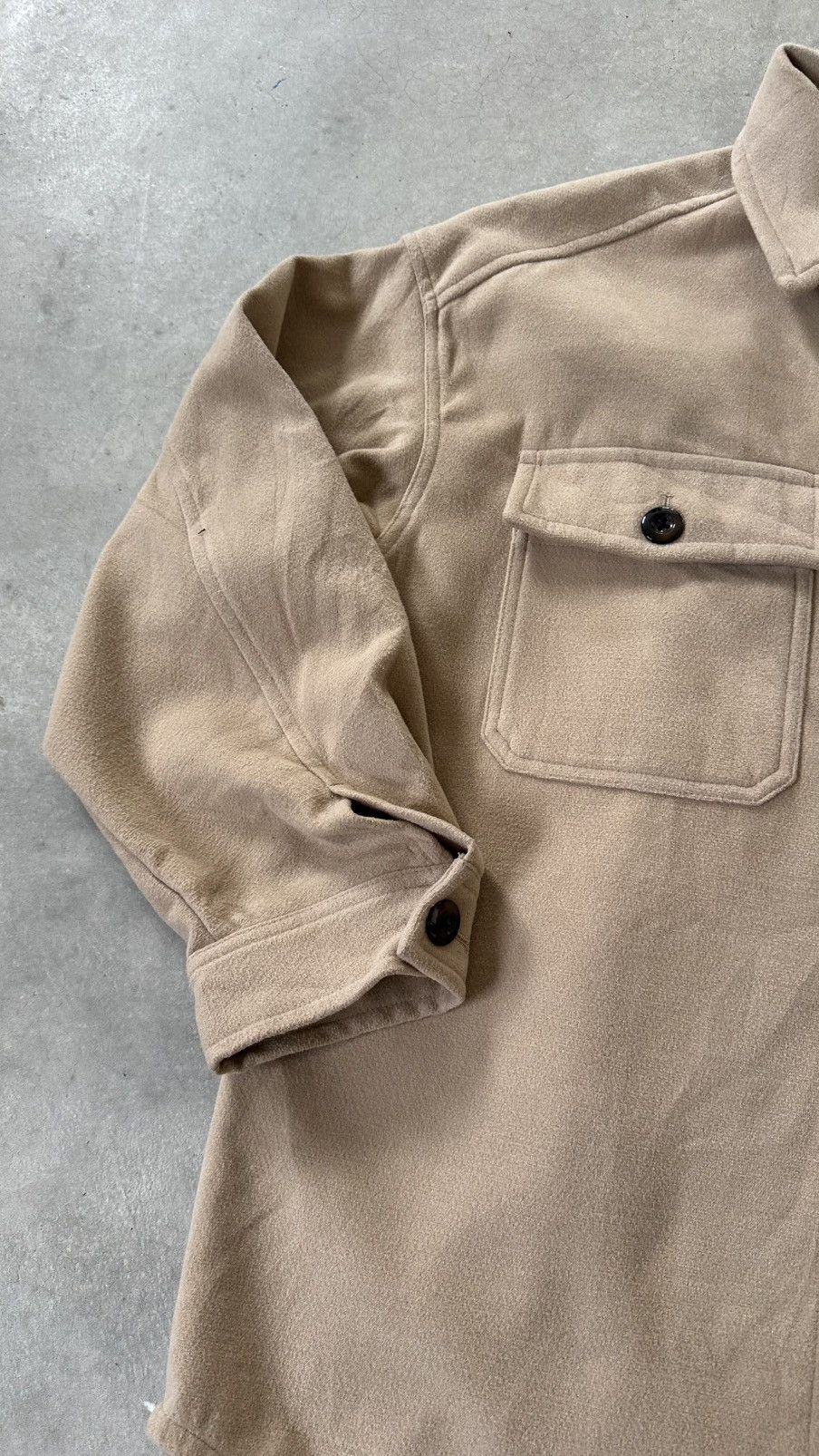 GU GU HEAVY WOOL UTILITY BUTTON DOWN SHIRT Size US M / EU 48-50 / 2 - 2 Thumbnail