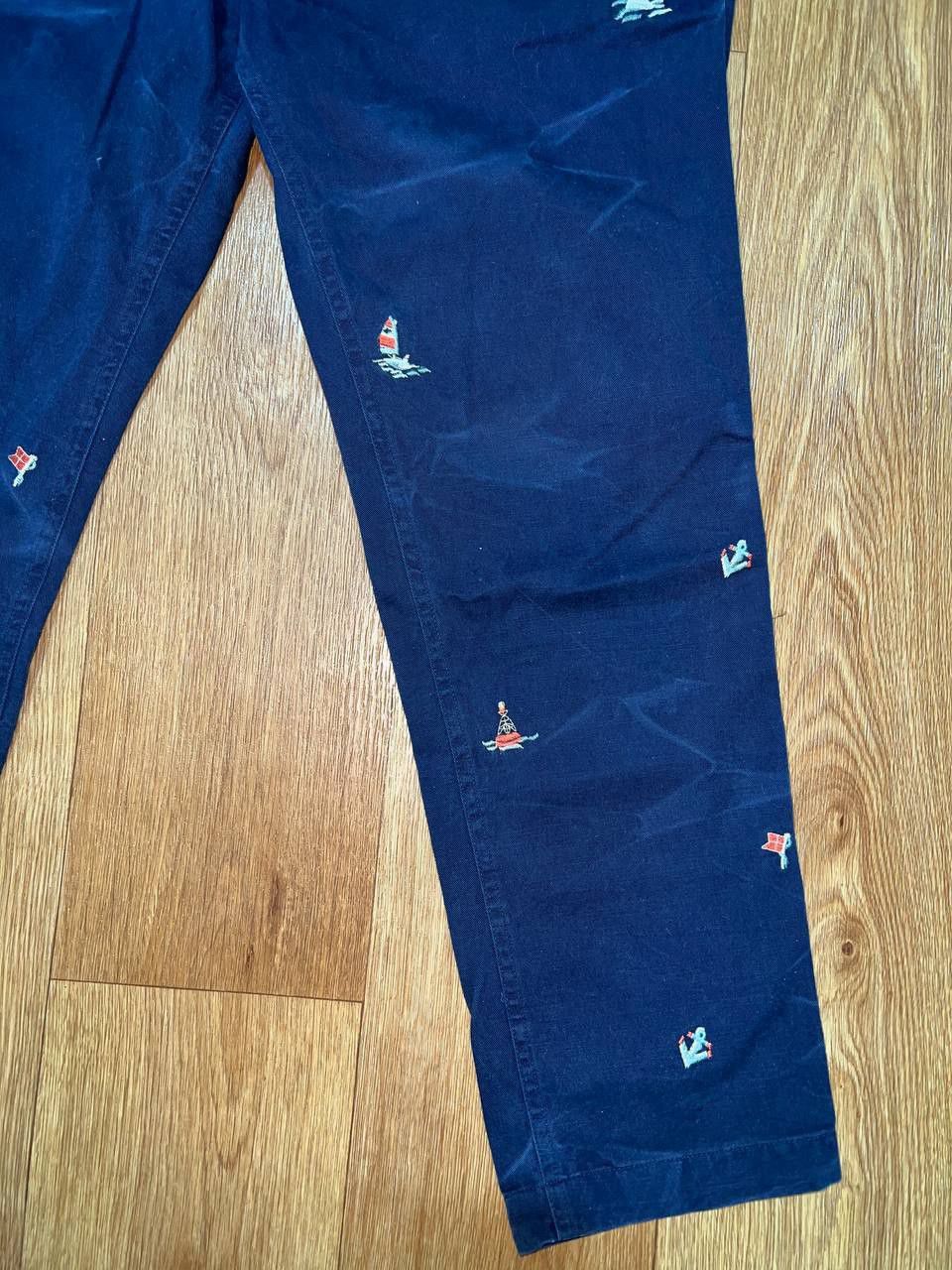 Polo Ralph Lauren Polo Ralph Lauren Nautical Embroidered Chinos Size US 33 - 5 Thumbnail