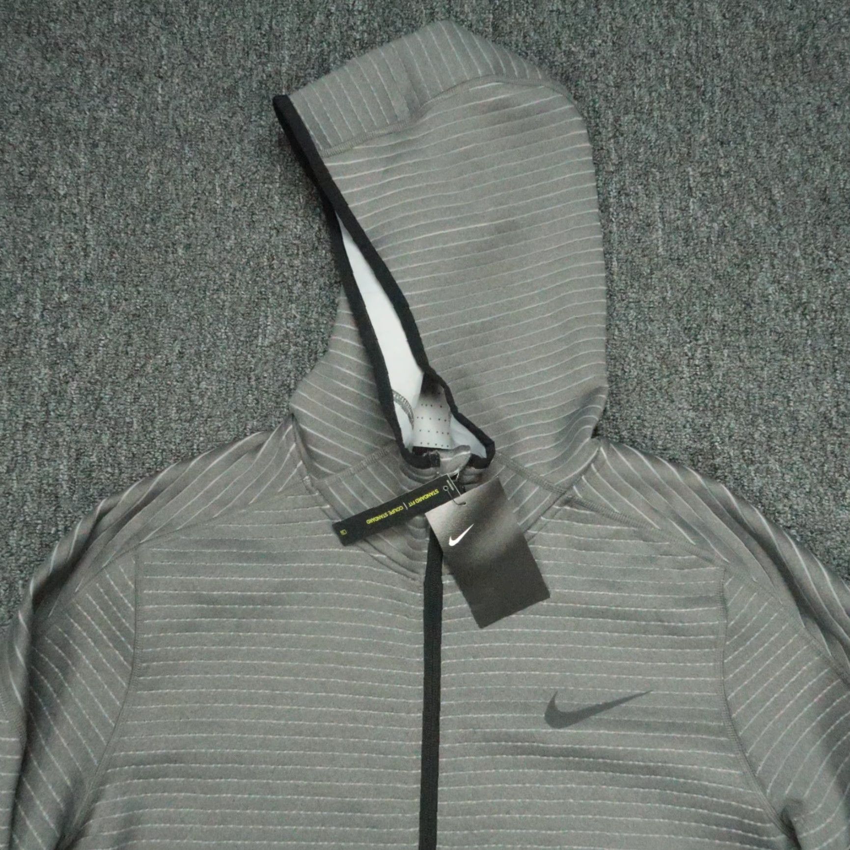 Nike Nike Hoodie Men L Gray Pro Training Full Zip Pockets Hooded CZ2200 Size US L / EU 52-54 / 3 - 2 Thumbnail