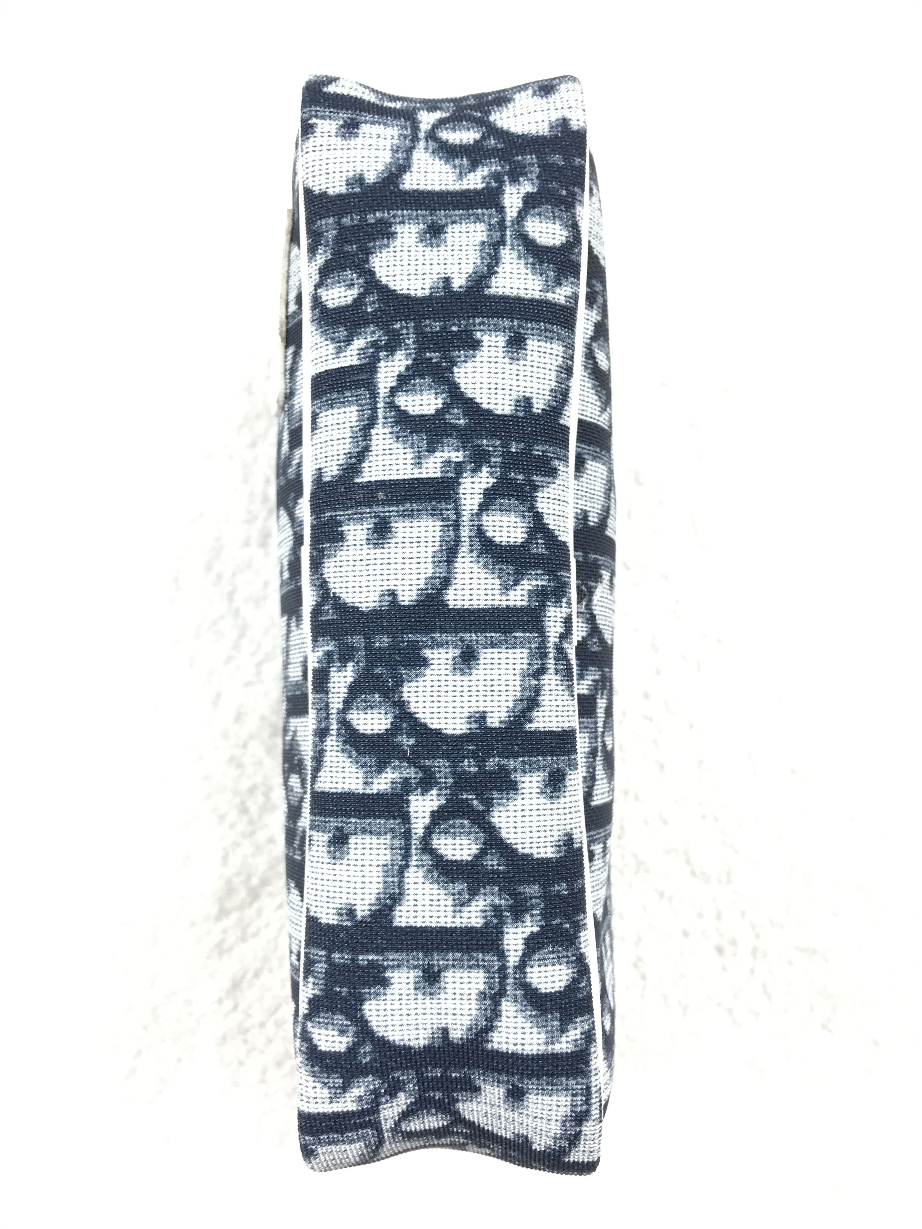Christian Dior Monsieur Vintage Christian Dior Trotter Pouch Canvas Navy Ivory Size ONE SIZE - 5 Thumbnail