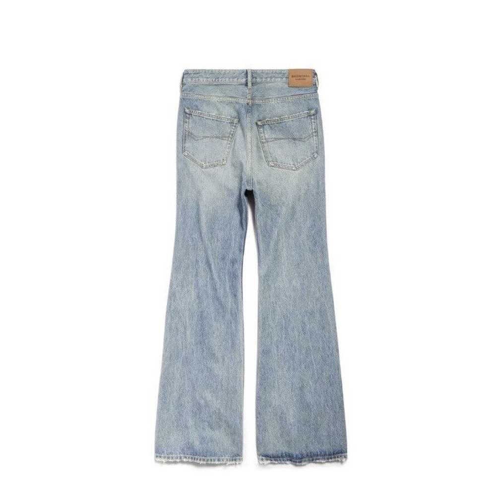 Balenciaga o1tr1nto0526 Flared Pants in Blue Size 26" / US 2 / IT 38 - 3 Thumbnail