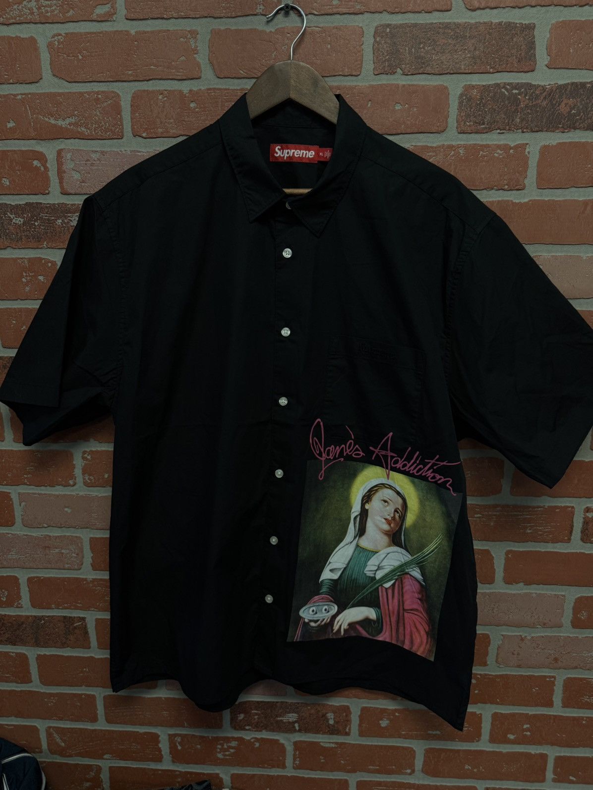 Supreme Supreme Janes Addiction Button Up Tee FW24 Size L (NEW) Size US L / EU 52-54 / 3 - 2 Thumbnail