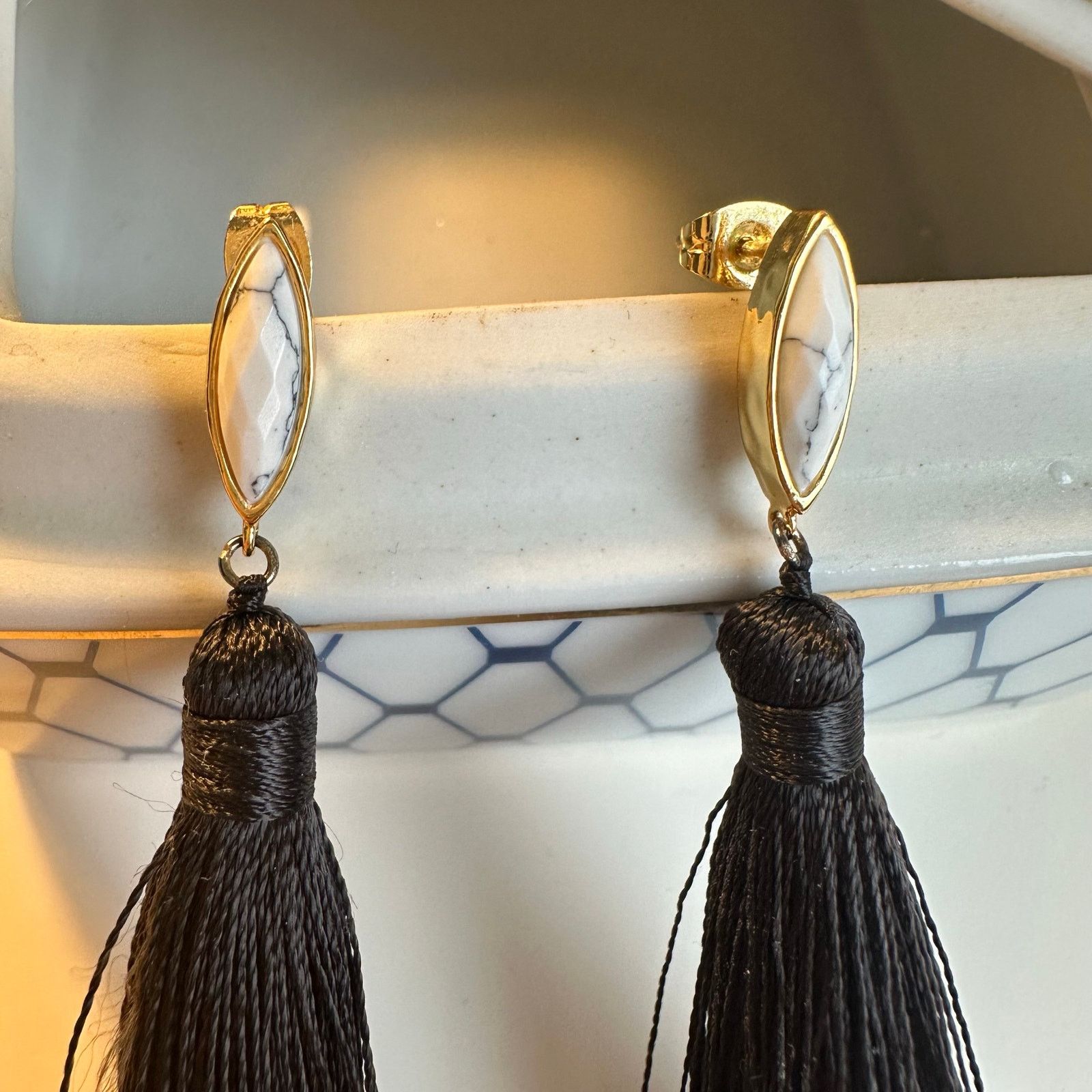 Gorjana Gorjana Marble & Threads Earrings Size ONE SIZE - 3 Thumbnail