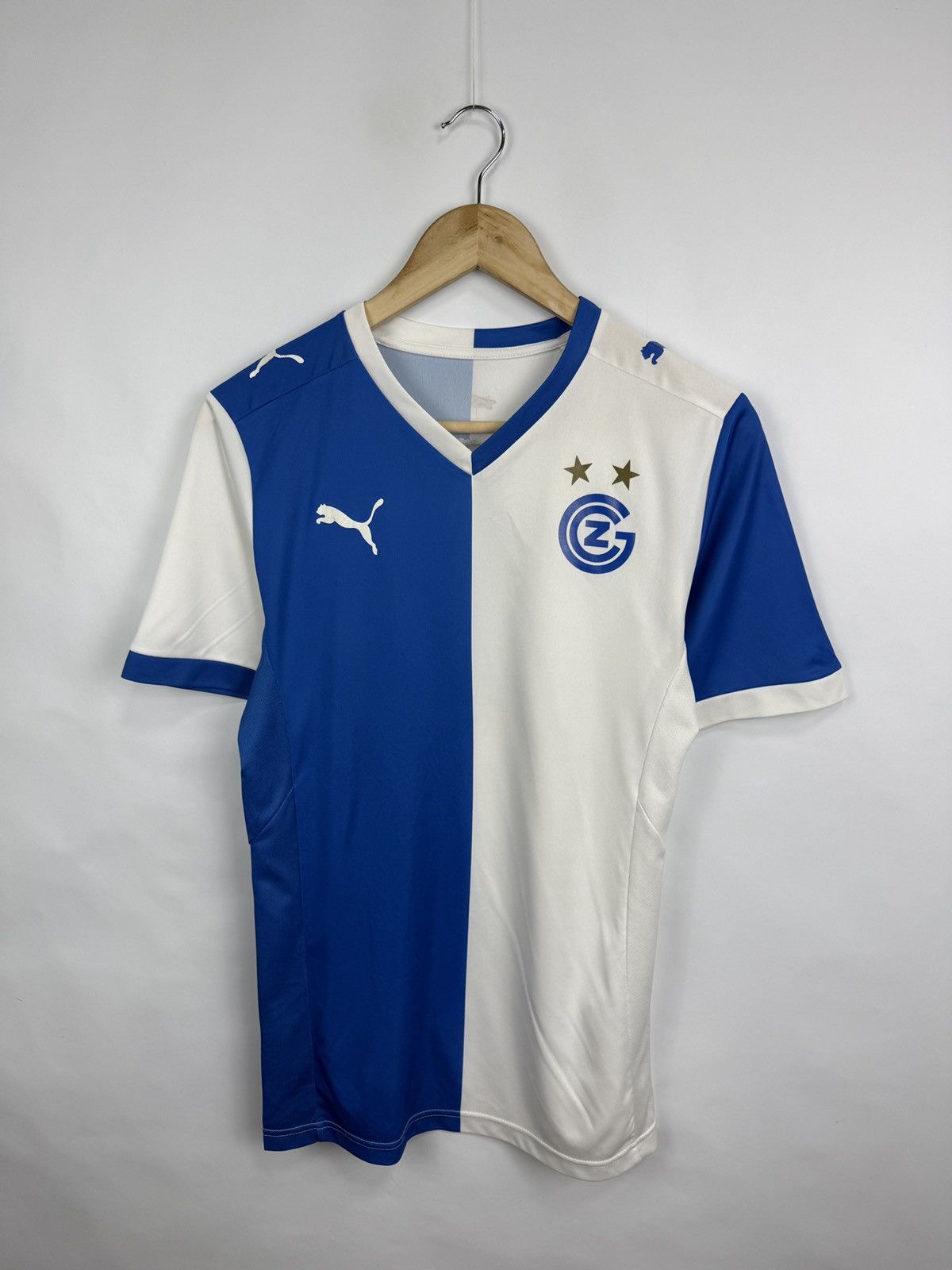 Puma 🇨🇭 Vintage Puma Grasshopper Club Zurich Switzerland Soccer Size US S / EU 44-46 / 1 - 2 Thumbnail