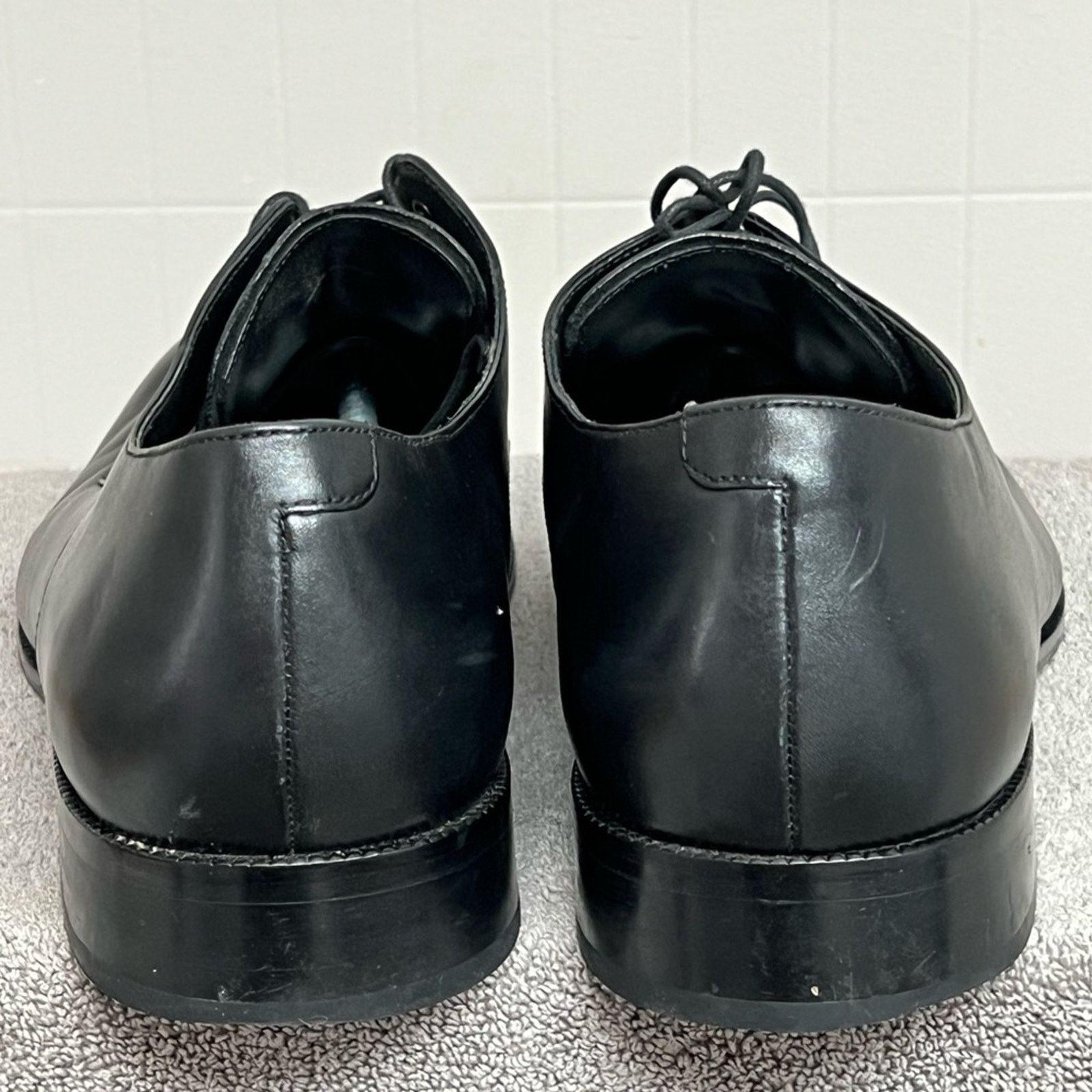 Cole Haan COLE HAAN Benton Black 15 M Men Plain Toe Derby Dress Shoes Size US 15 / EU 48 - 6 Thumbnail